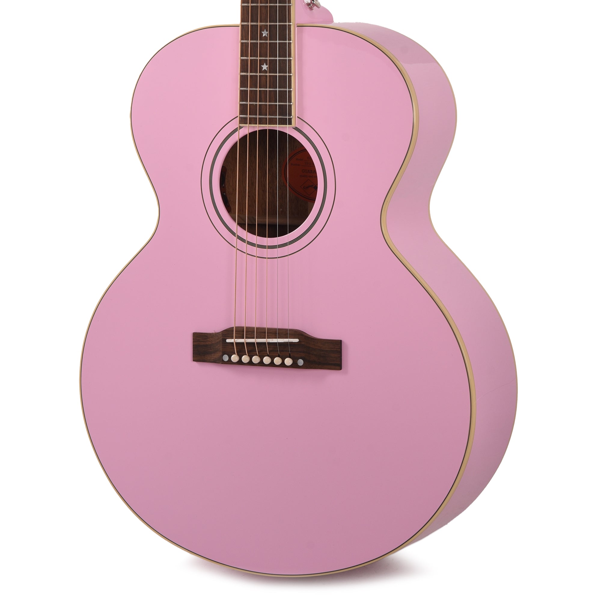 Epiphone Inspired by Gibson Custom J-180 LS Pink