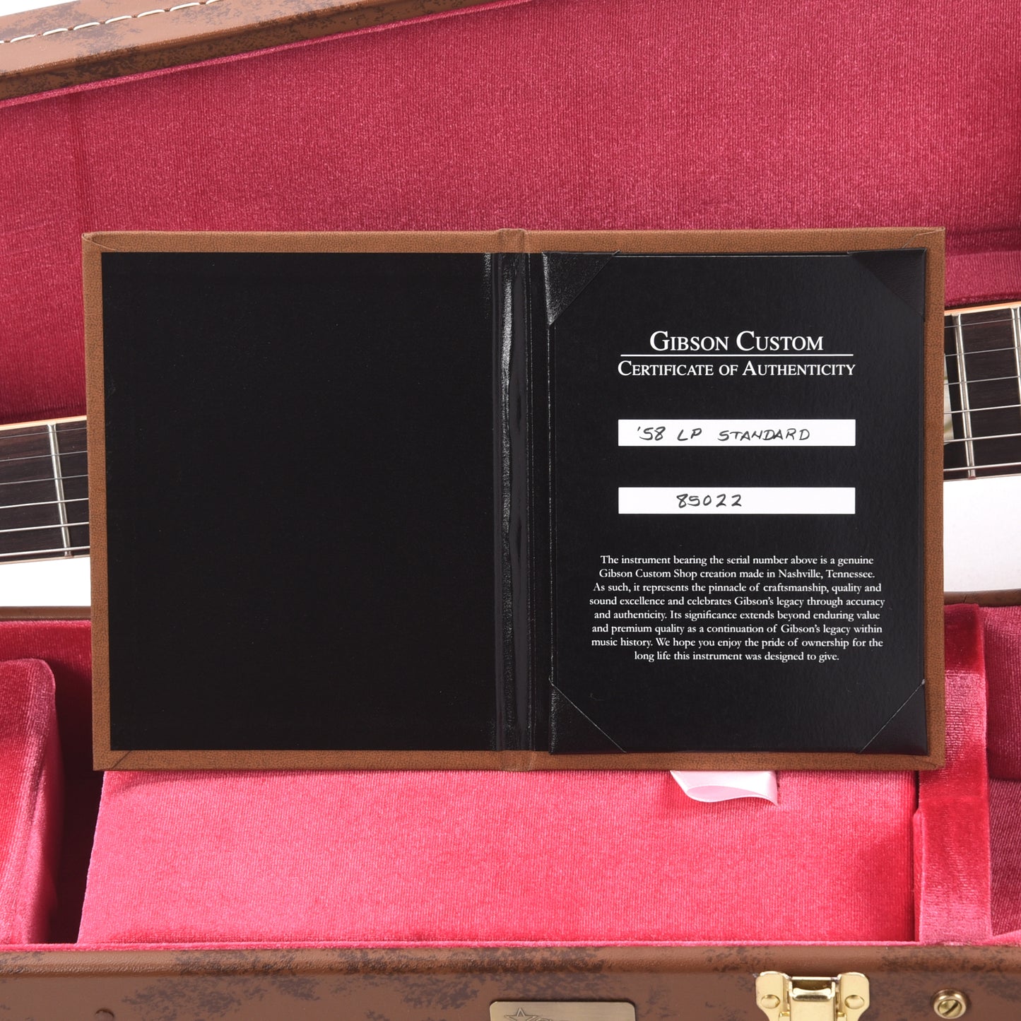 Gibson Custom Shop 1958 Les Paul Standard "CME Spec" Lemon Burst VOS w/60 V2 Neck