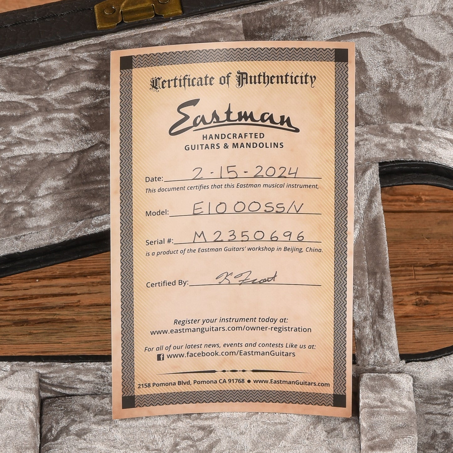 Eastman E10OOSS/V Sunburst