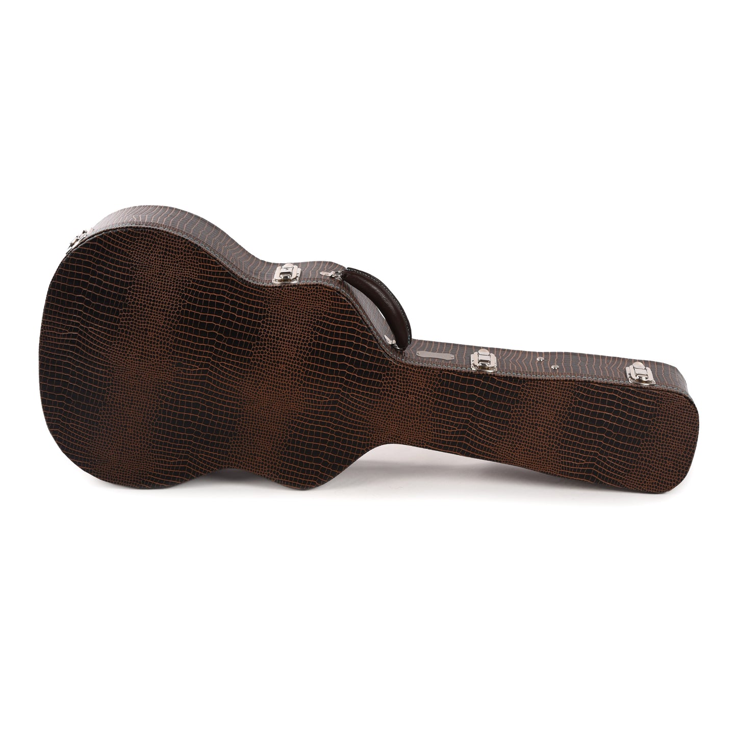 Cedar Creek 615 OM Hardshell Case Tipped Alligator w/Teal Stitching