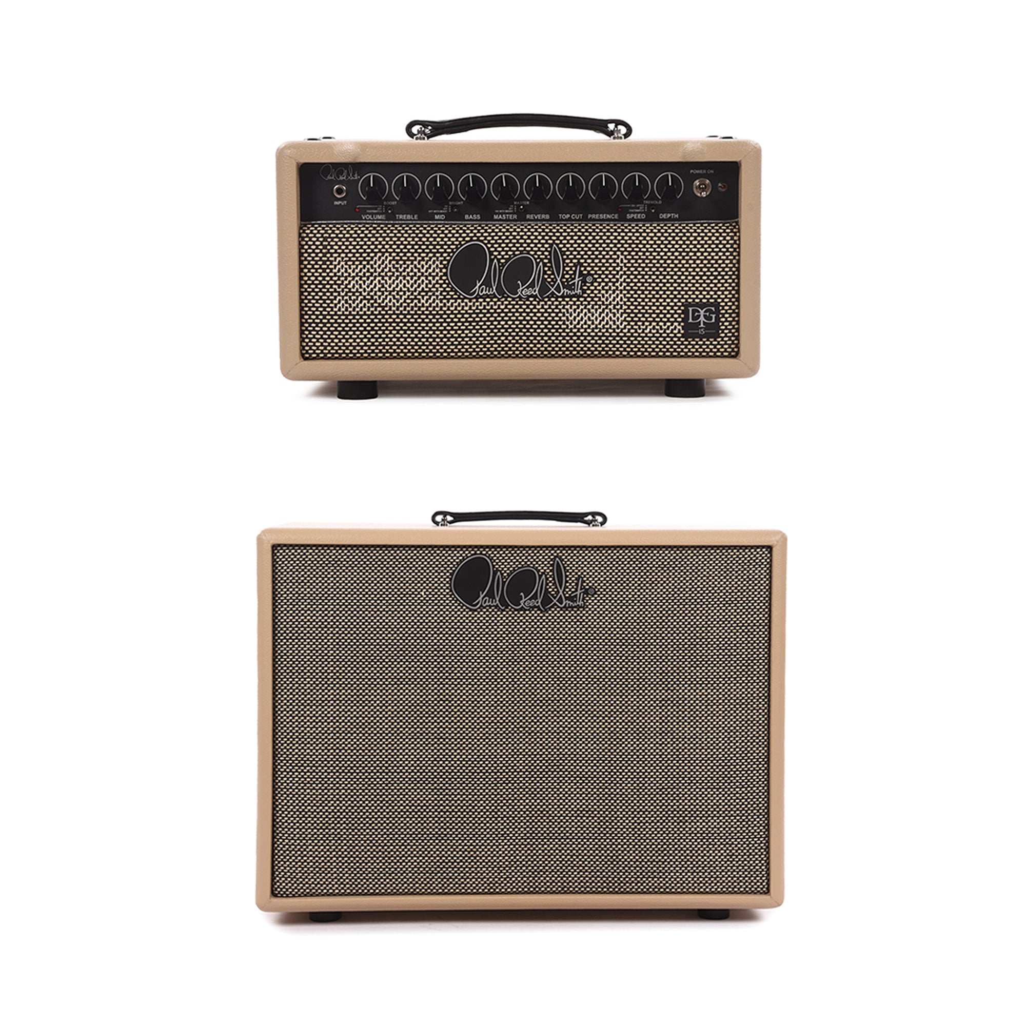 PRS DGT 15 David Grisson Signature 15w Amp Head and 1x12 Cabinet Blonde w/ Celestion V30 Speakers