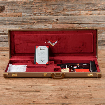 Fender Custom Shop Jason Smith Masterbuilt '63 Stratocaster Deluxe Closet Classic Aged Oxblood 2023