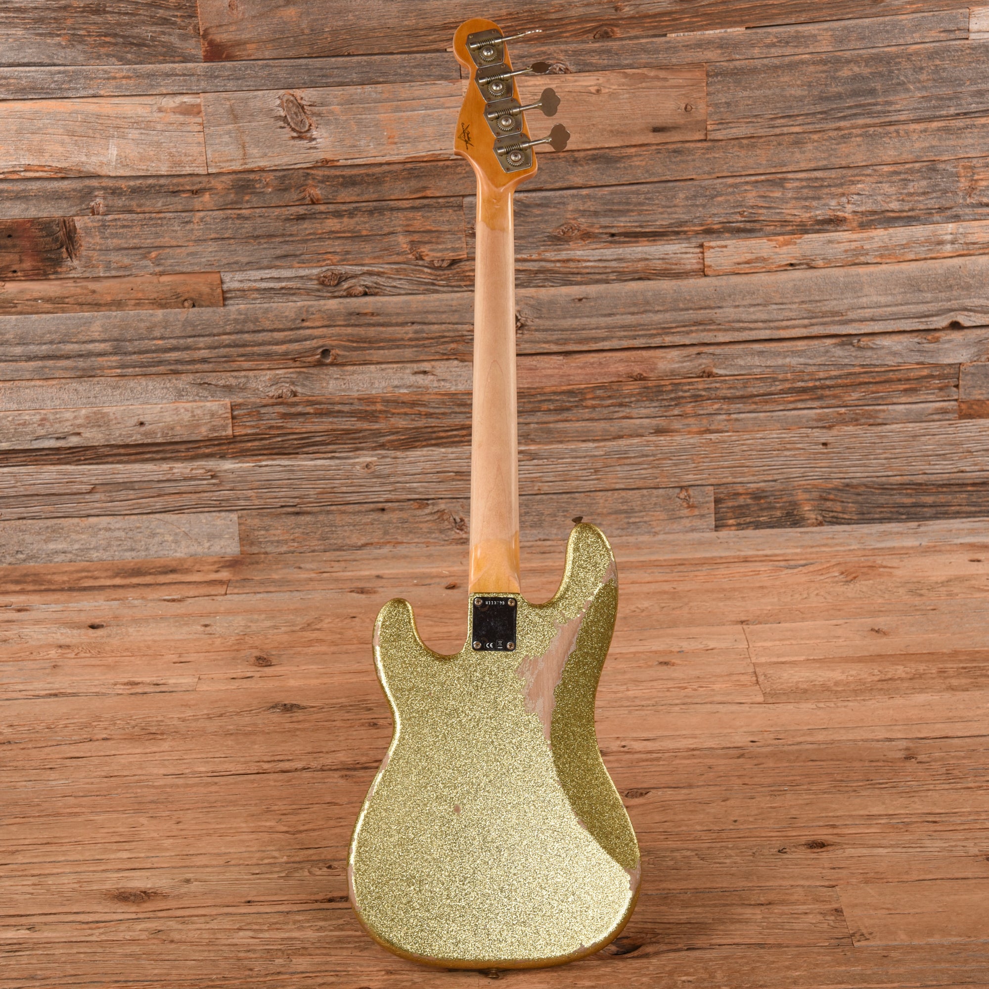 Fender Custom Shop '59 Precision Bass Heavy Relic Gold Sparkle 2022