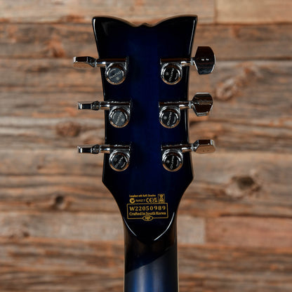 Schecter Solo-II Supreme See Thru Blue Burst 2022