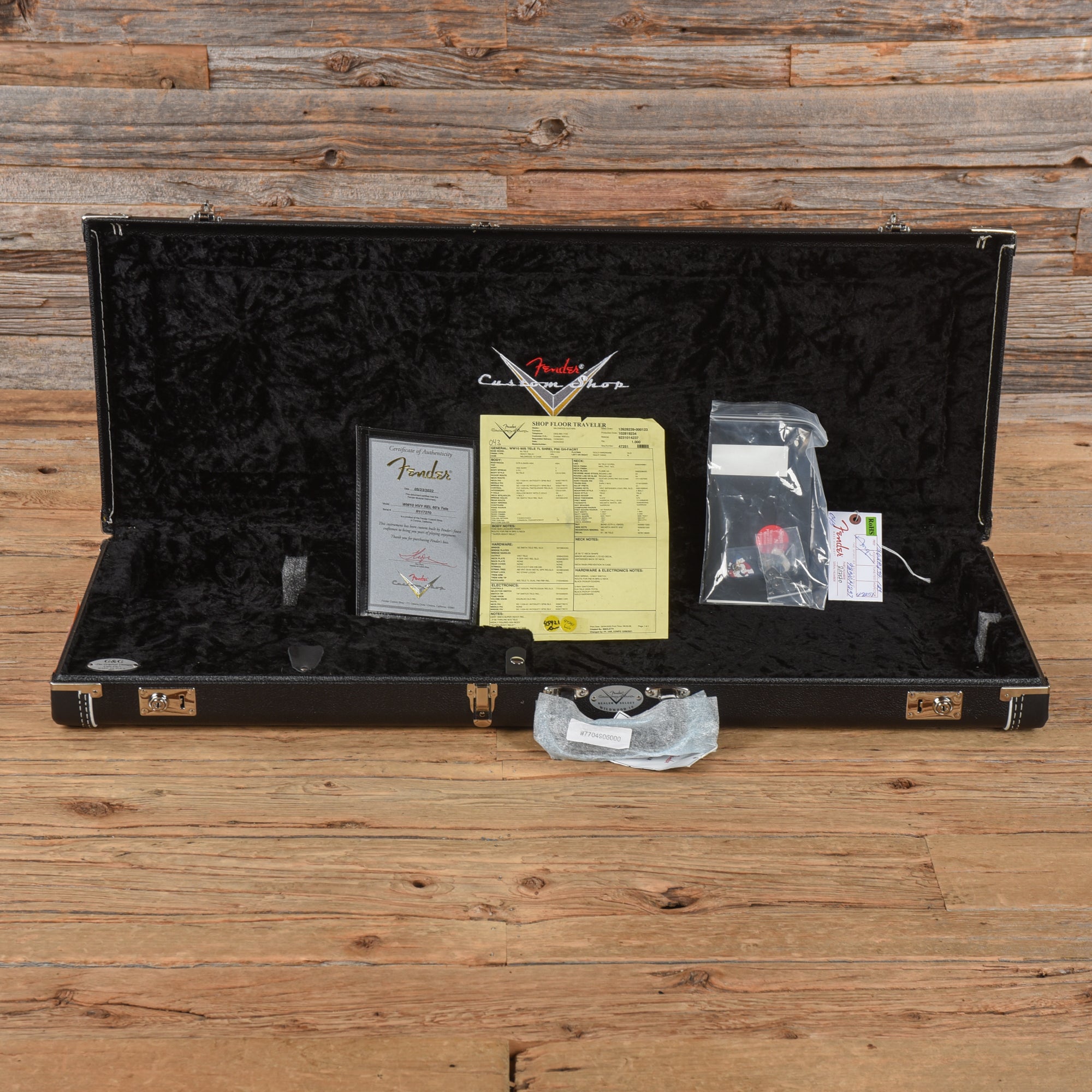 Fender Custom Shop WW10 '60s Telecaster Thinline Super Heavy Relic Crimson Transparent 2022