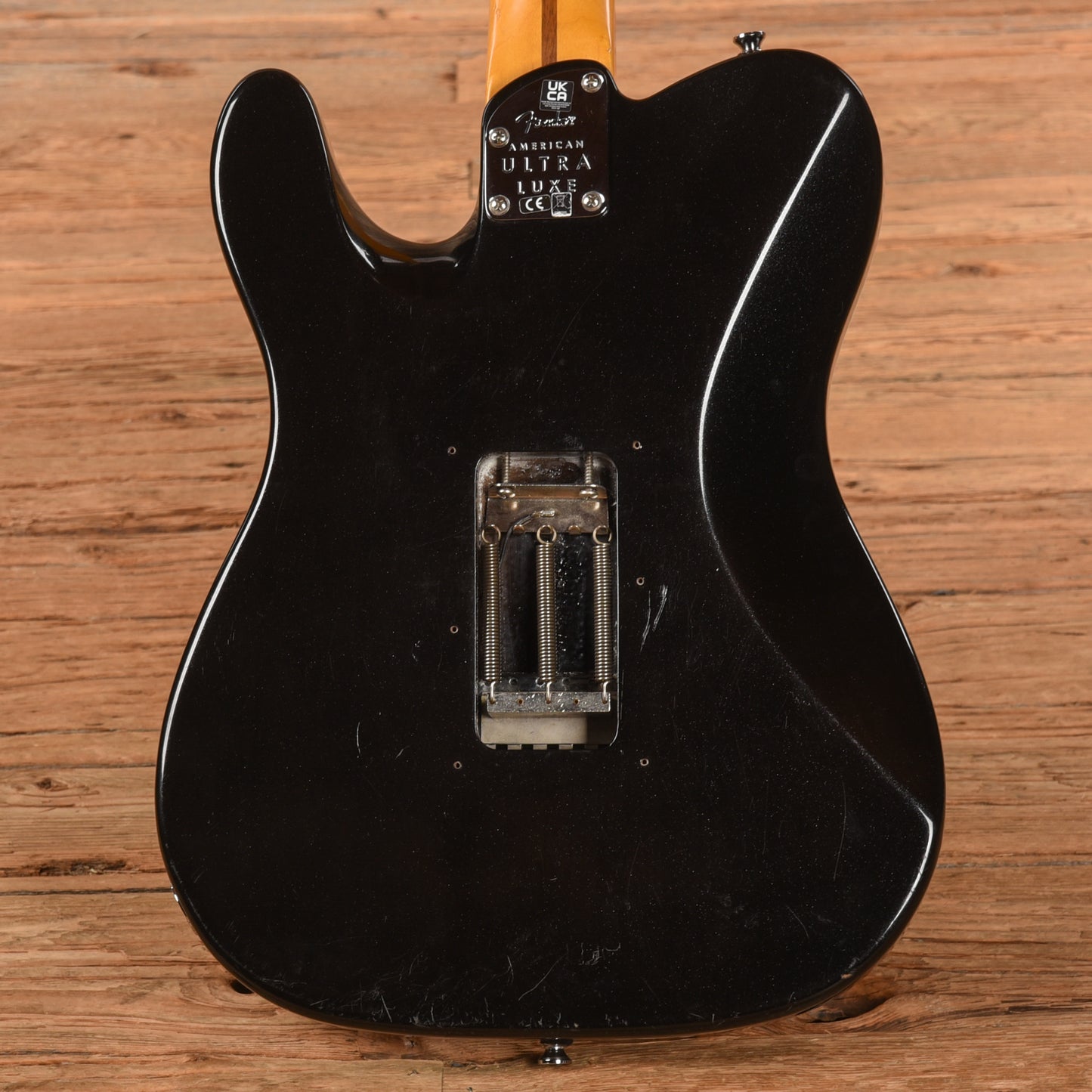Fender American Ultra Luxe Telecaster Floyd Rose HH Mystic Black 2023