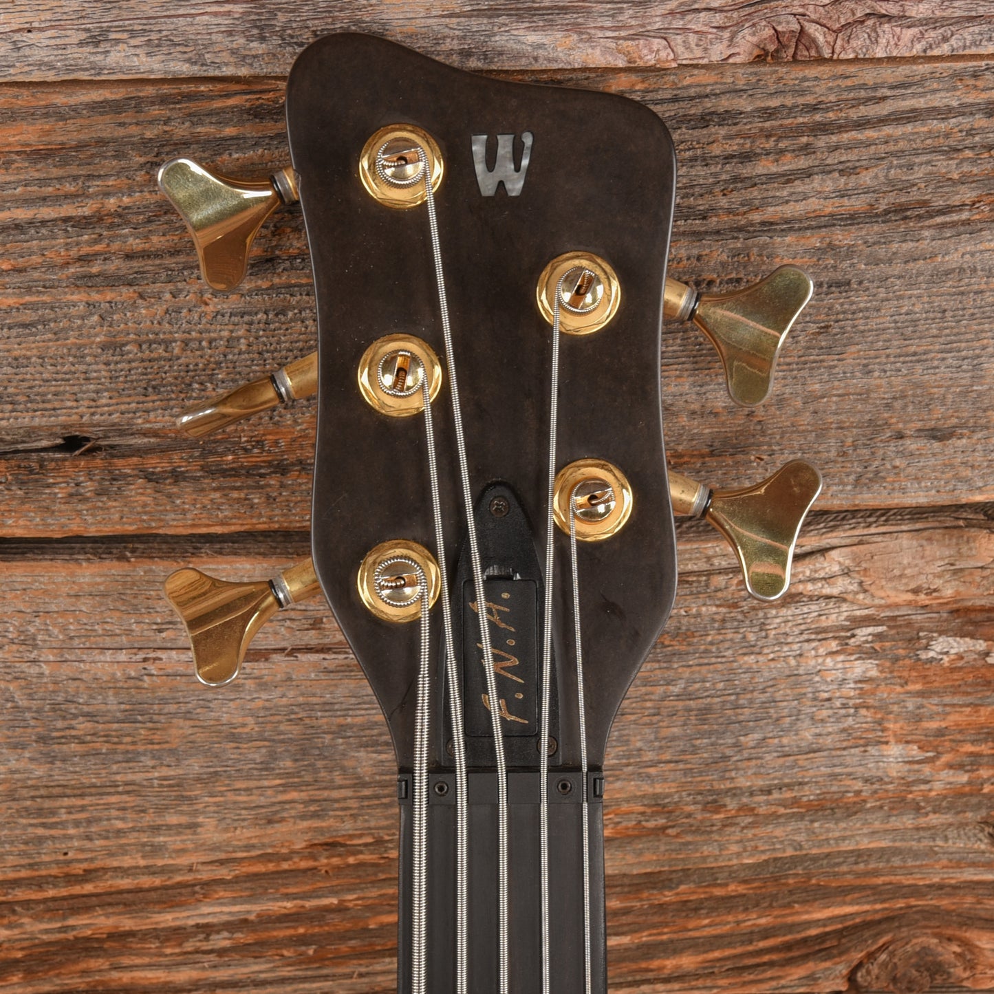 Warwick FNA 5-String Fretless Amber 1998