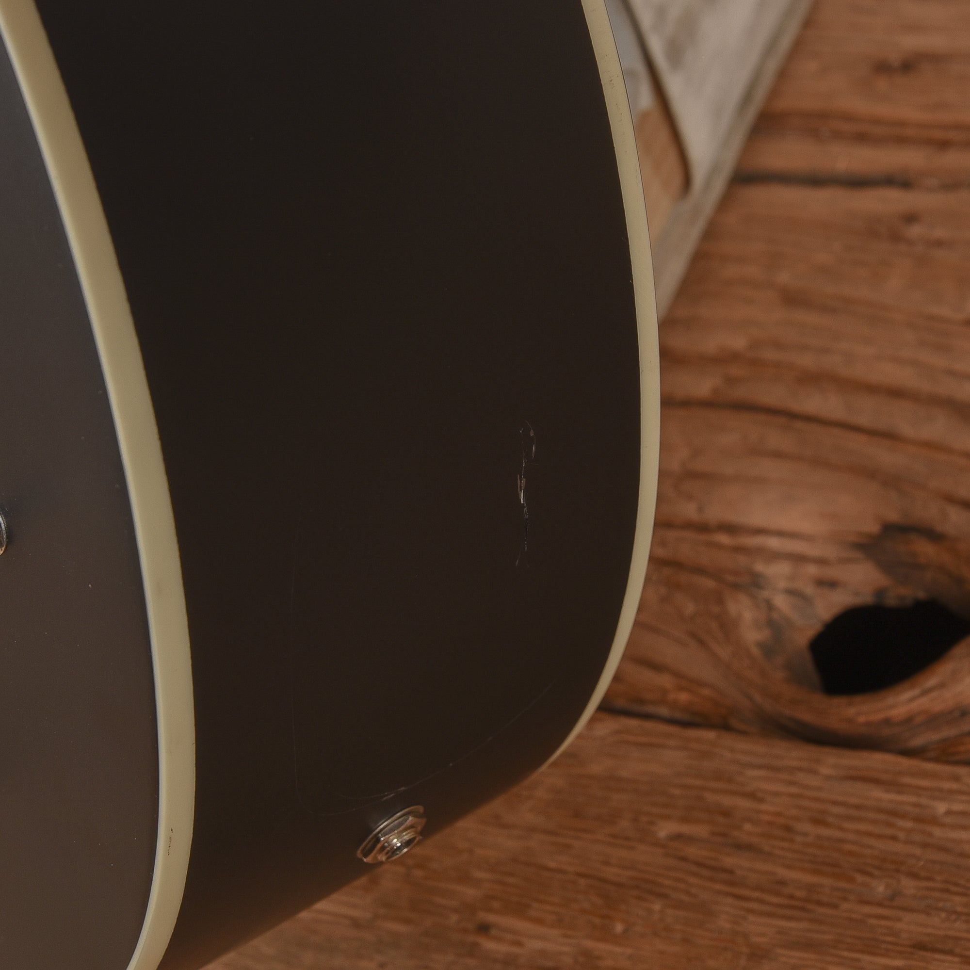 Orangewood Juniper II Baritone Black Live Rubber Bridge Acoustic-Electric Guitar