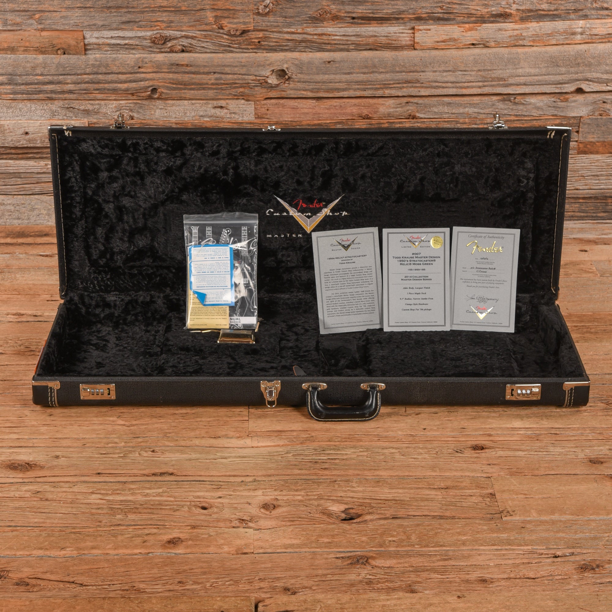 Fender Custom Shop Todd Krause Master Design '50s Stratocaster Relic Moss Green 2014