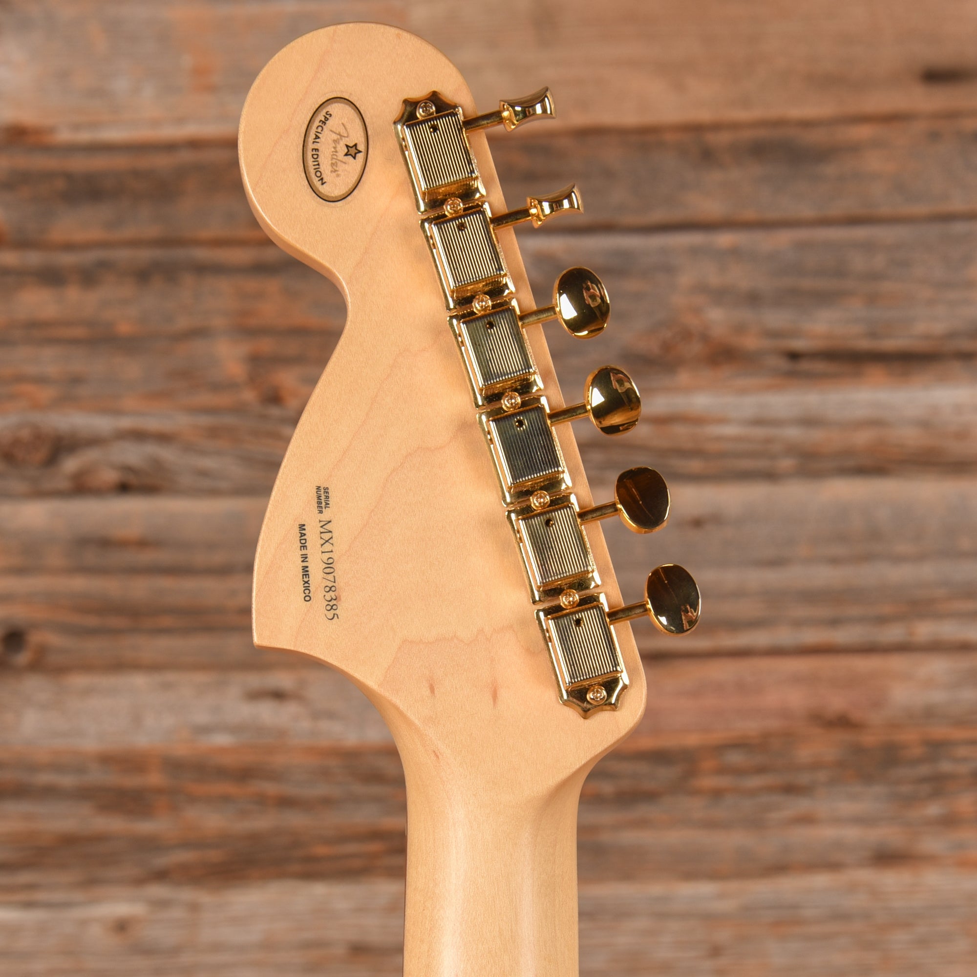 Fender Limited Edition Mahogany Blacktop Stratocaster HHH White 2019