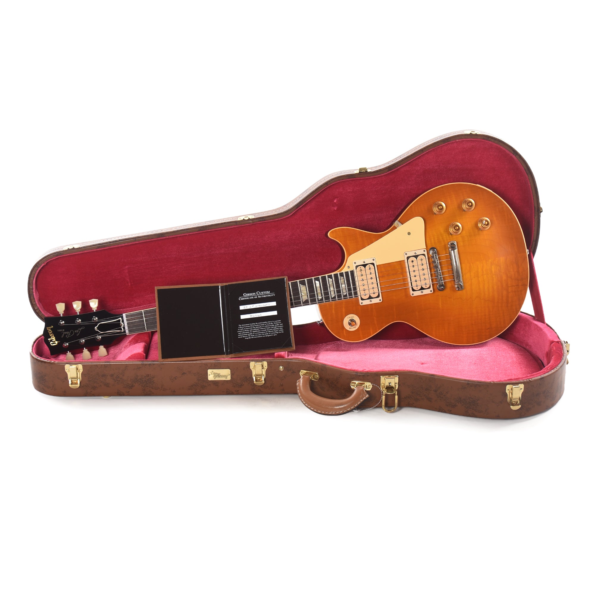 Gibson Custom Shop 1959 Les Paul Standard Beauty of the Burst 40 VOS w/Double Classic White Custombuckers