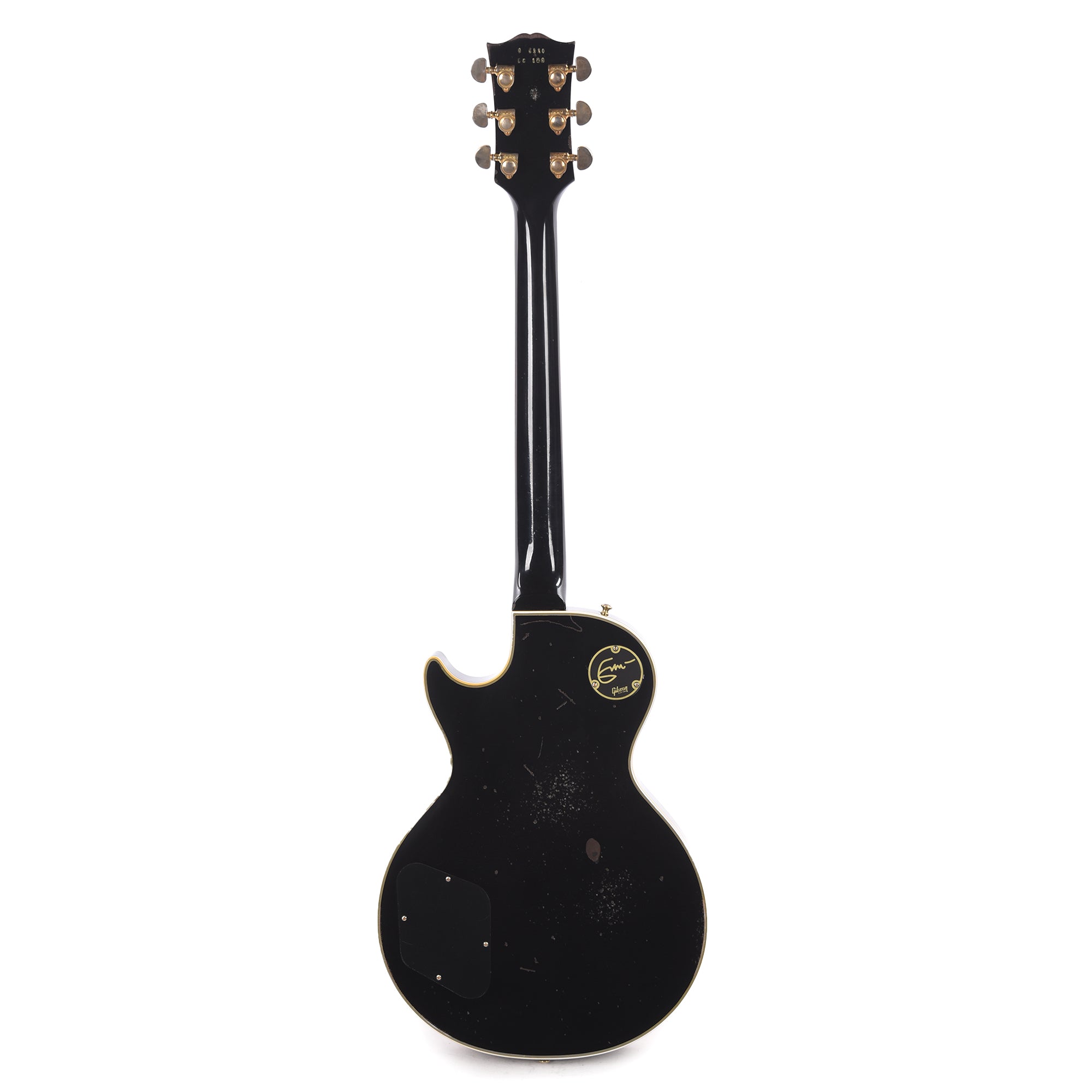 Gibson Custom Shop Artist Eric Clapton 1958 Les Paul Custom Ebony Murphy Lab Aged