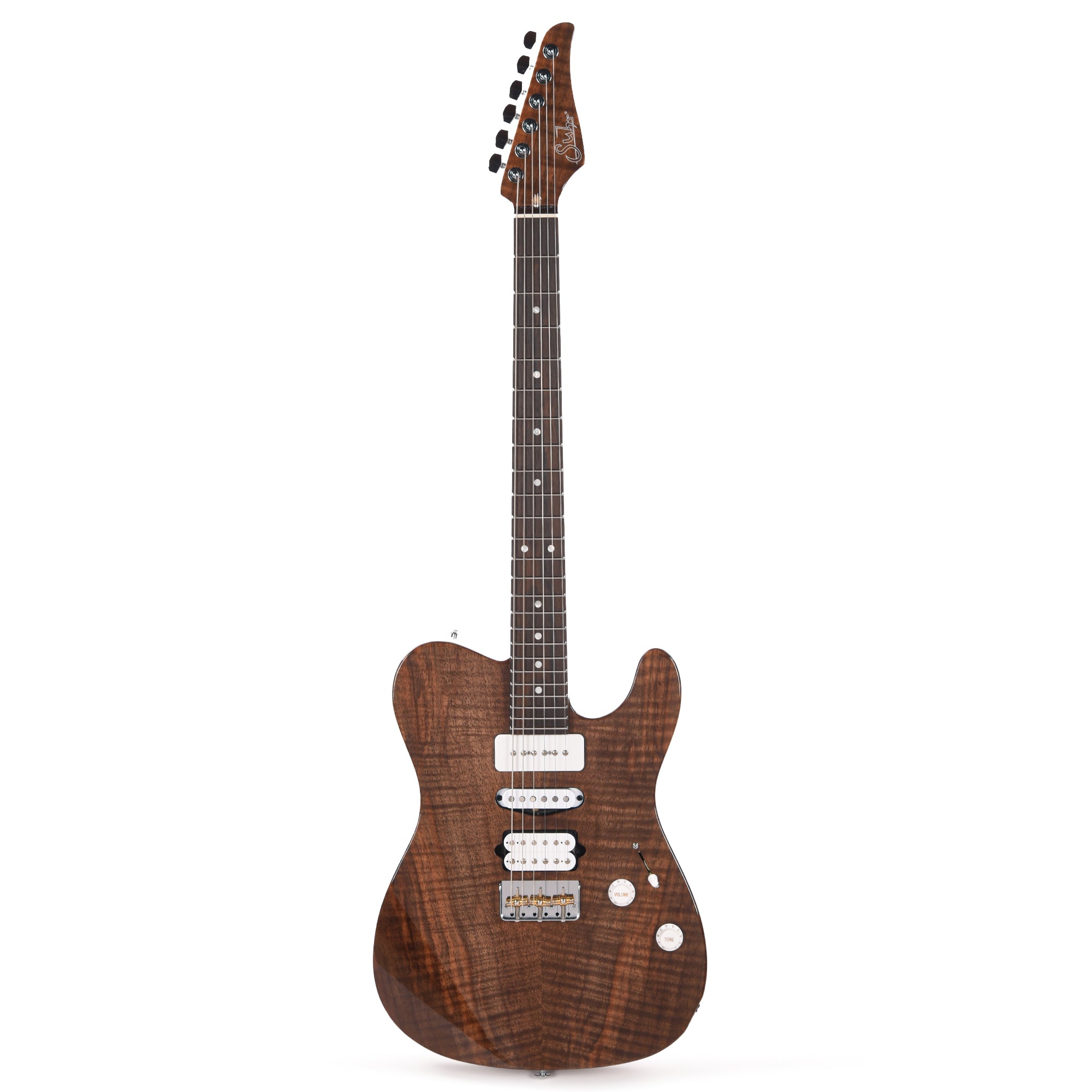 Suhr Custom Modern T Natural w/CME-Selected Figured Walnut Top