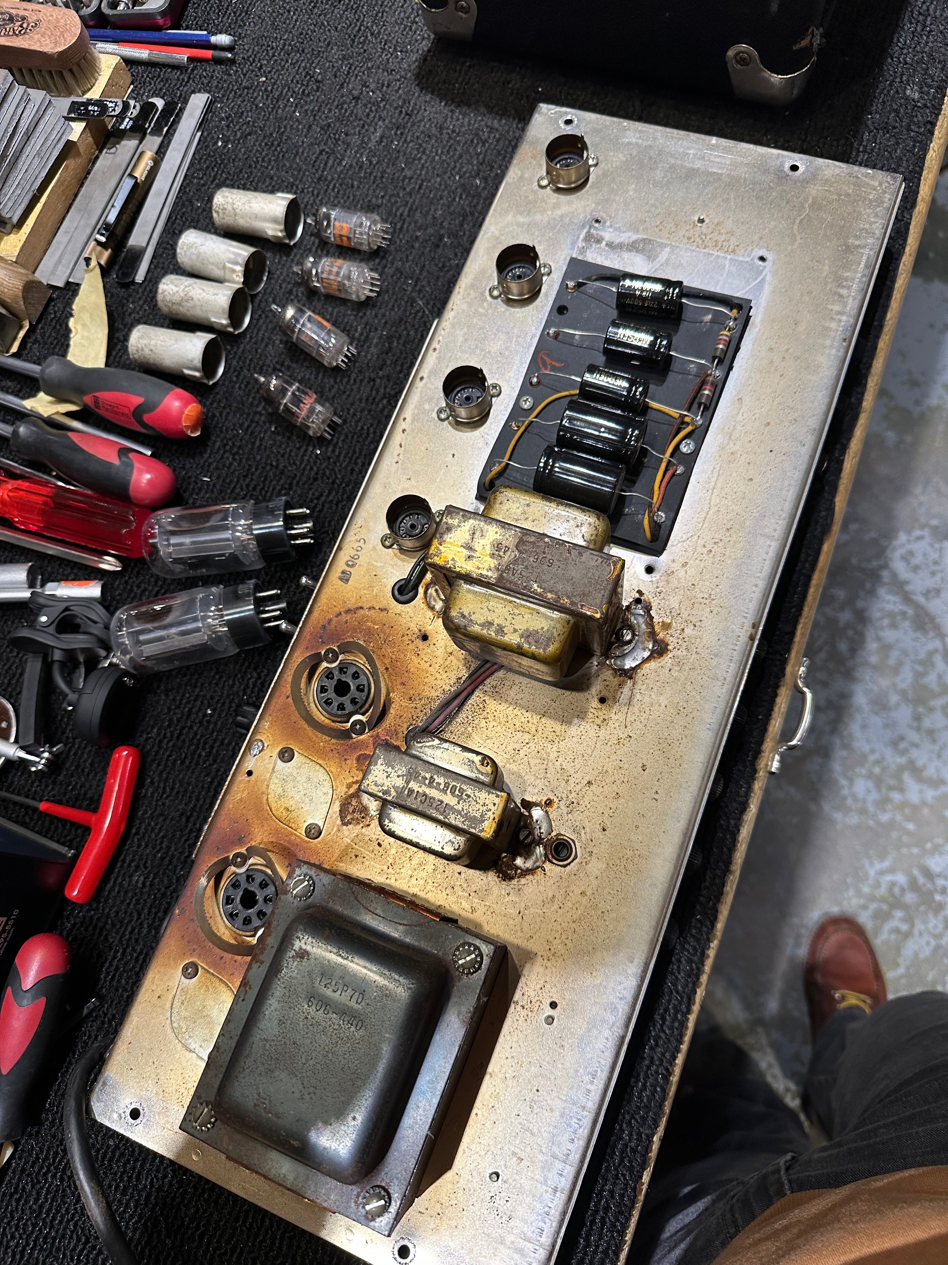 Fender Bandmaster 40-Watt 2-Channel Guitar Amp Head  1965