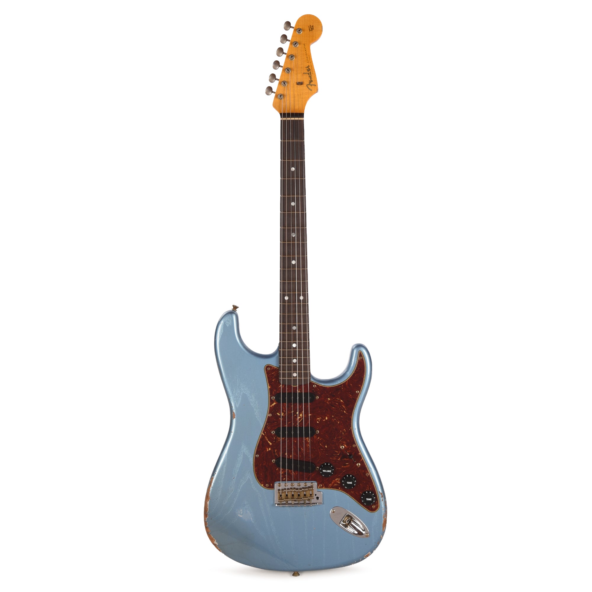 Fender Custom Shop Limited Edition Roasted Stratocaster Super Faded Aged Lake Placid Blue Relic