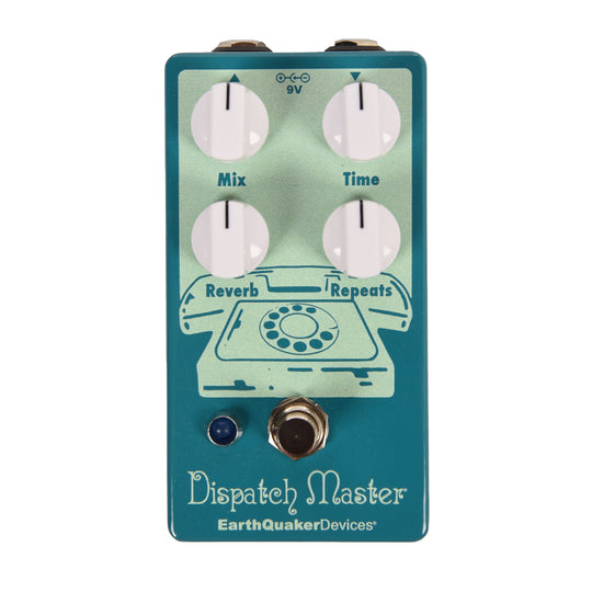 EarthQuaker Devices Dispatch Master Delay & Reverb V3 Water Blue & Sea Green