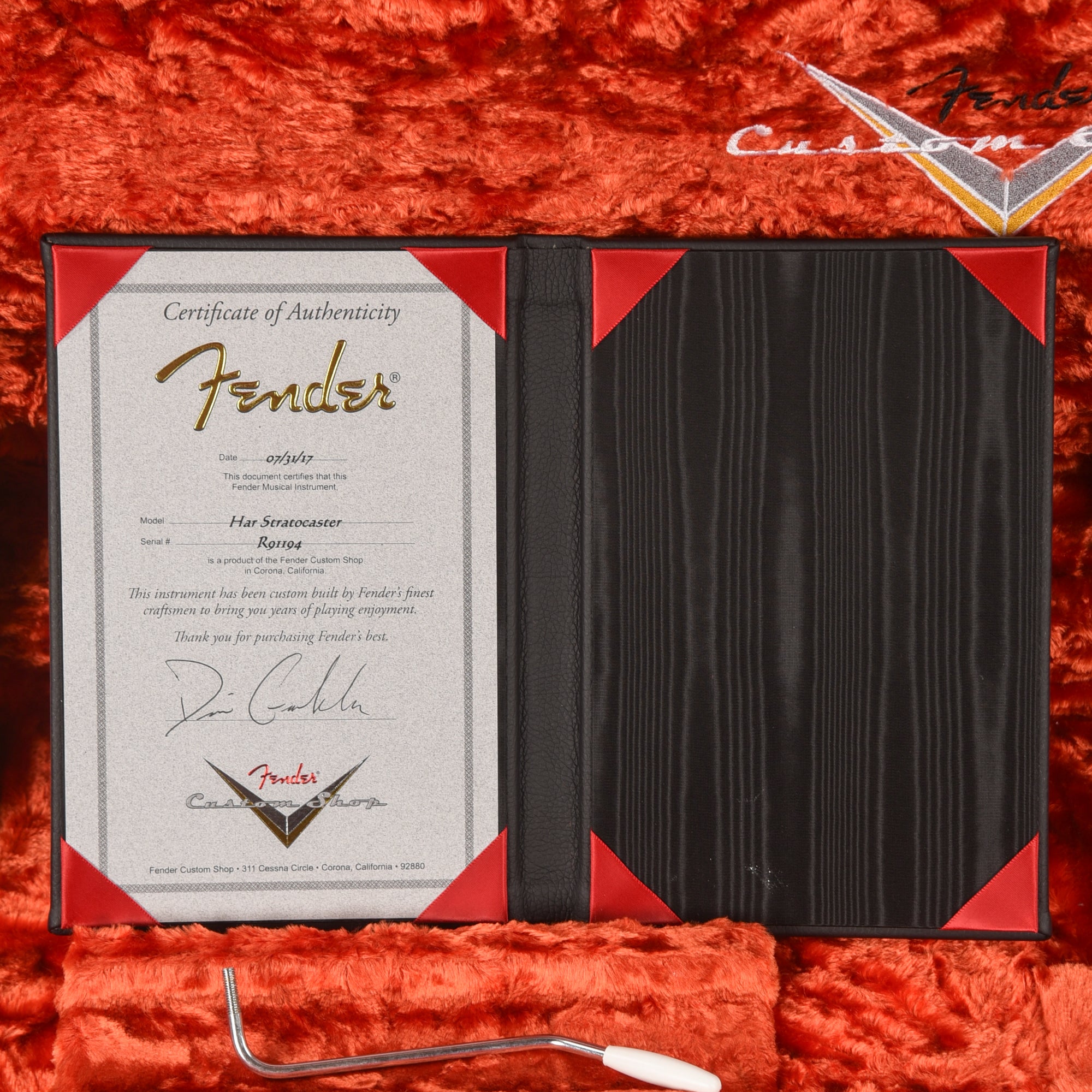 Fender Custom Shop HAR Stratocaster Relic Black 2017