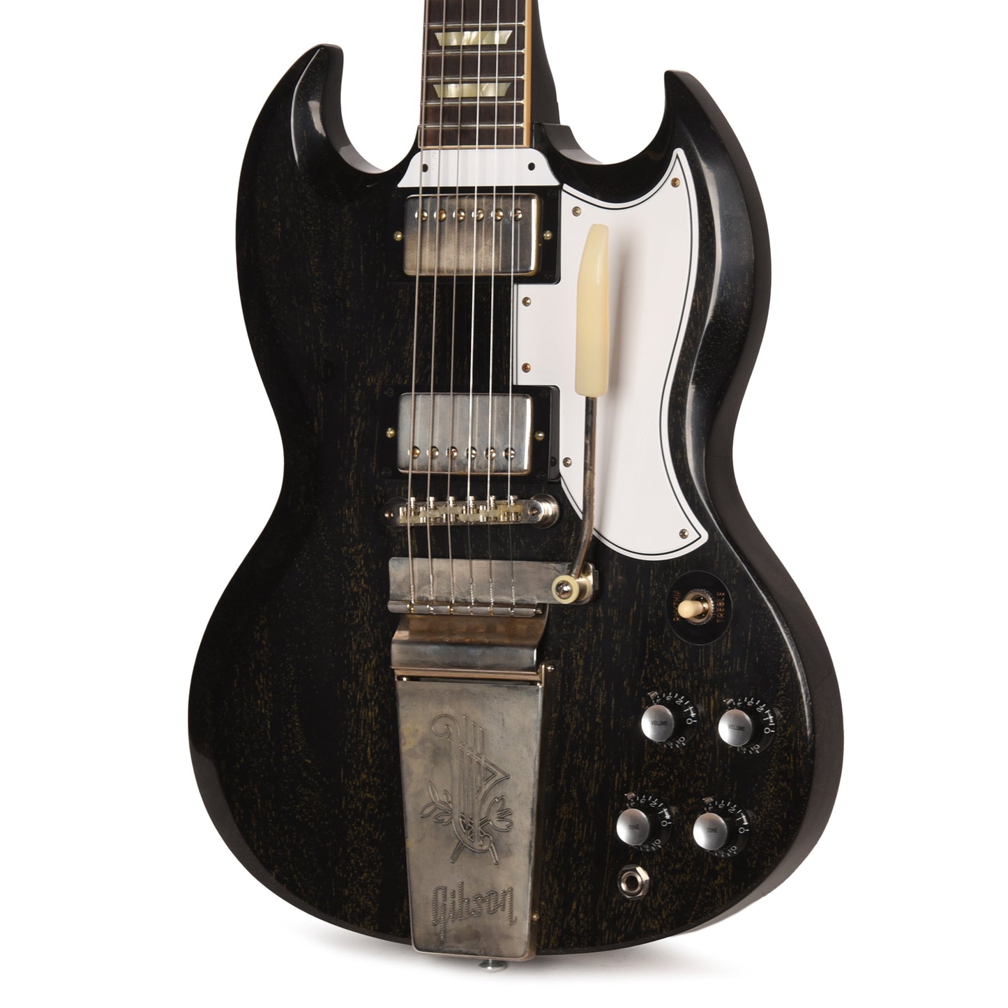 Gibson Custom Shop 1964 SG Standard Silver Fox VOS w/Maestro