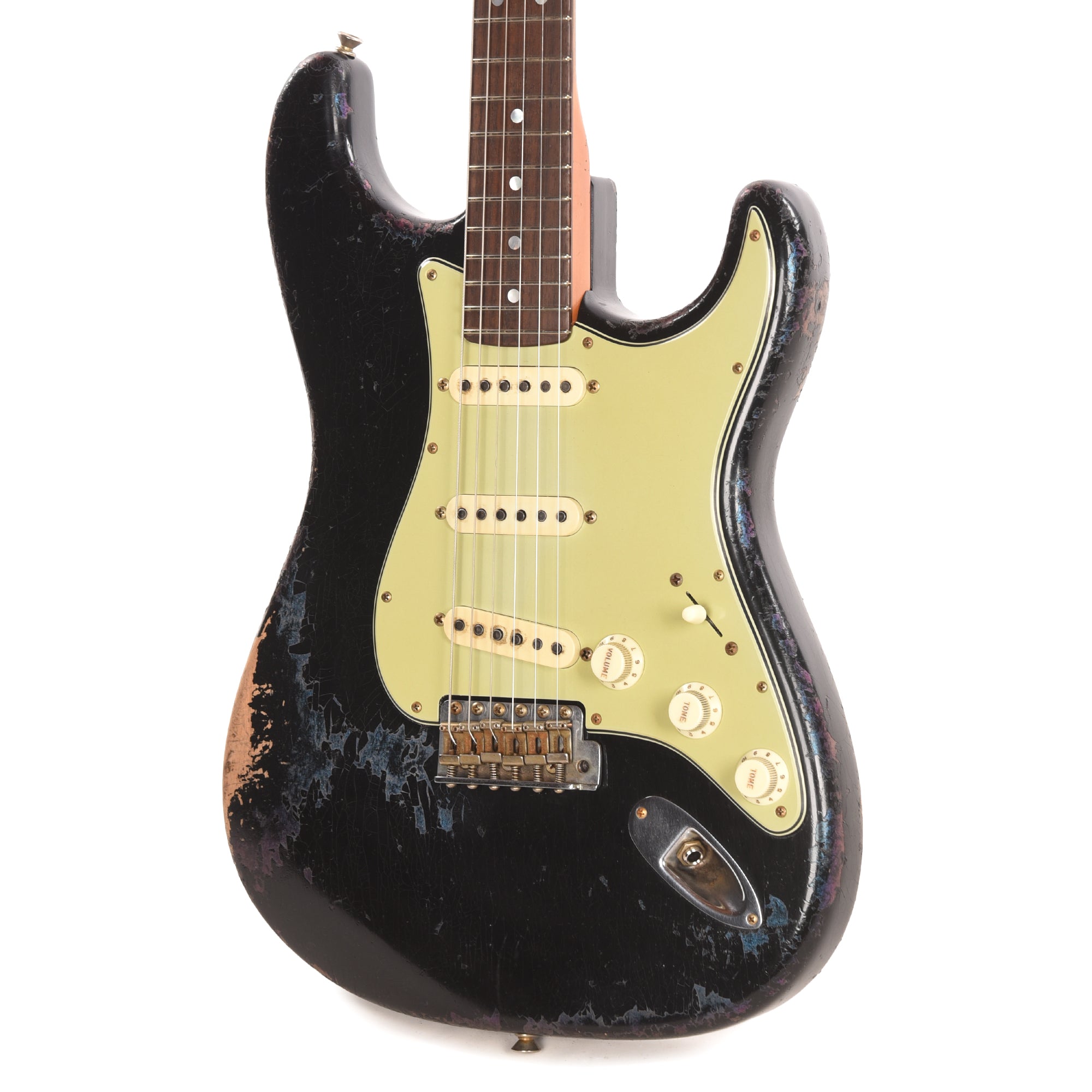Fender Custom Shop '60s Stratocaster Black over Chameleon Heavy Relic Master Built by Dale Wilson w/Josefina Hand-Wound PIckups