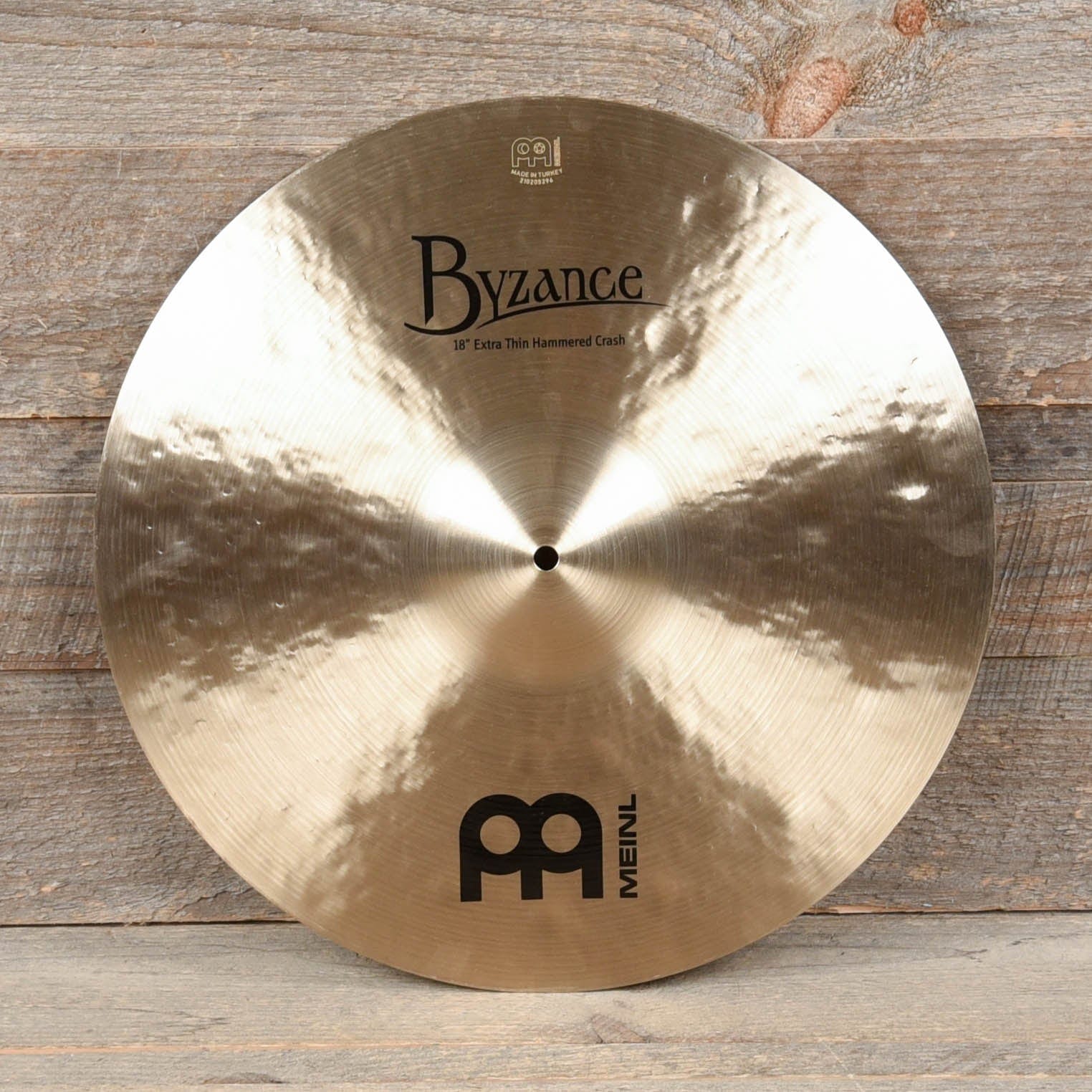 Meinl 18" Byzance Traditional Extra Thin Hammered Crash Cymbal Drums and Percussion / Cymbals / Crash