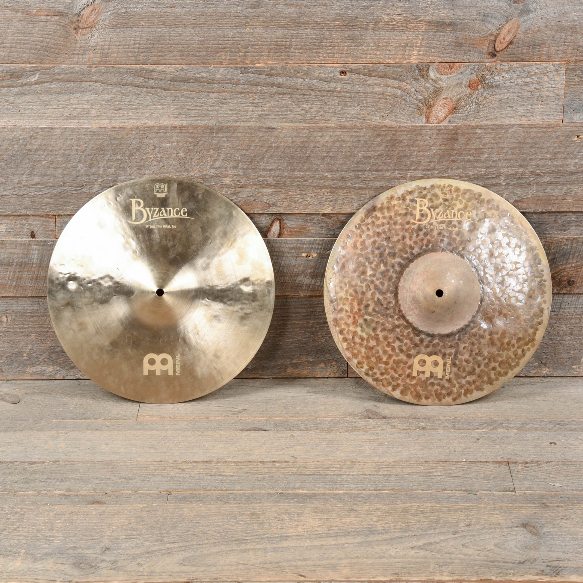 Meinl 14" Byzance Jazz Thin Hi-hat Pair Drums and Percussion / Cymbals / Hi-Hats