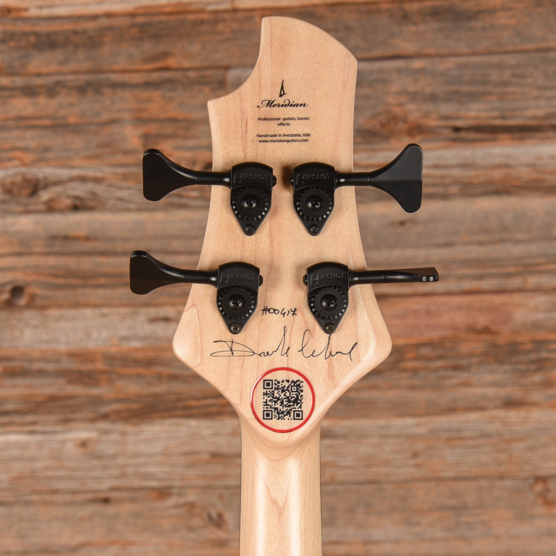 Meridian Mojo 4 Fretless Natural Bass Guitars / 4-String