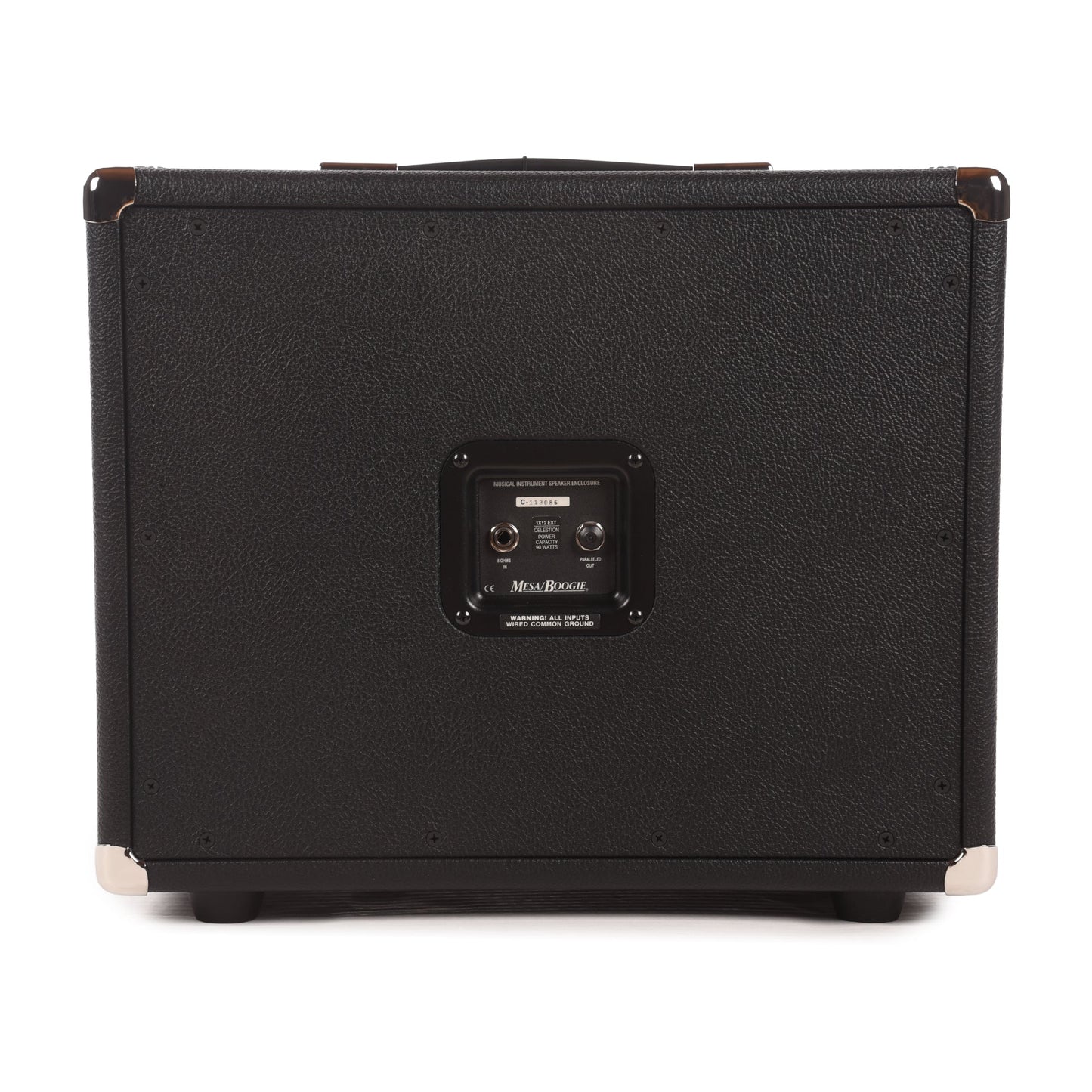 Mesa/Boogie 1x12 Vintage Thiele Cabinet Black Bronco w/ Black Grille Amplifiers
