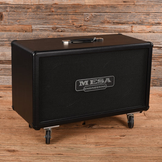 Mesa Boogie Rectifier 120-Watt 2x12" Horizontal Guitar Speaker Cabinet Black Amplifiers