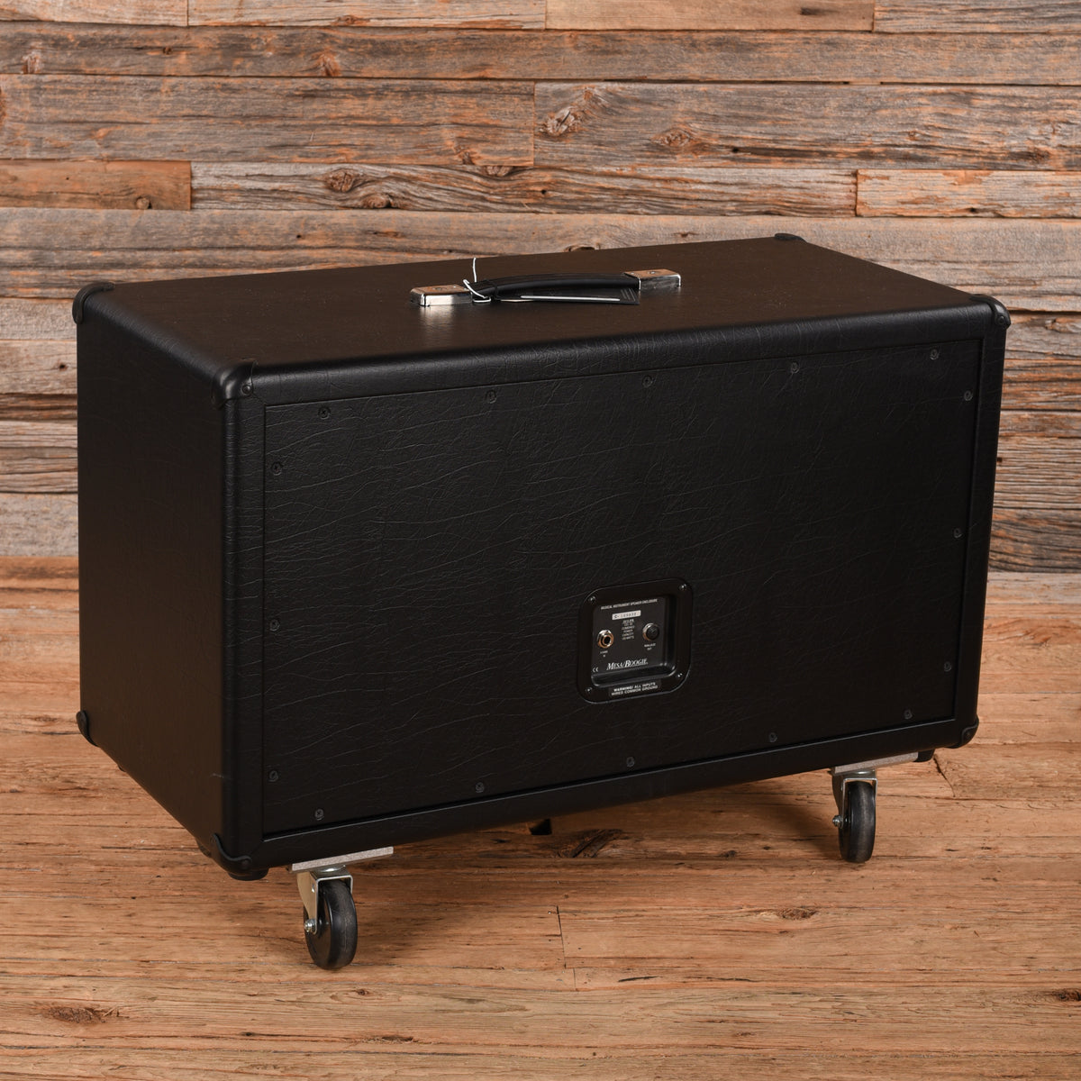 Mesa Boogie Rectifier 120-Watt 2x12" Horizontal Guitar Speaker Cabinet Black Amplifiers