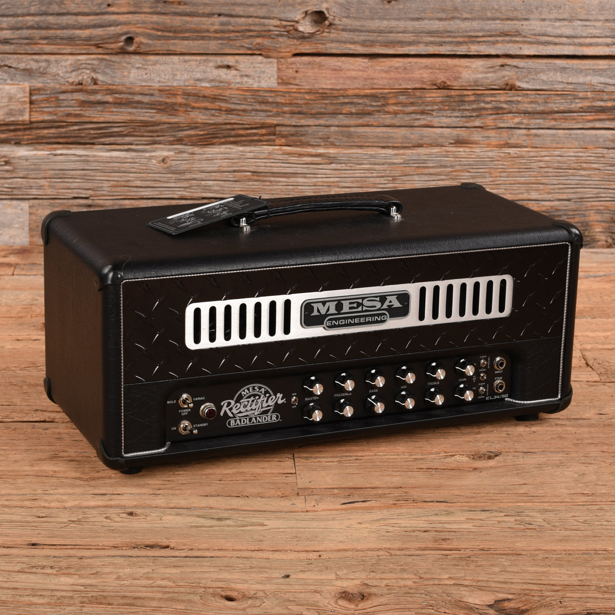 Mesa Boogie Rectifier Badlander EL34/50 2-Channel 50-Watt Guitar Amp Head Amplifiers