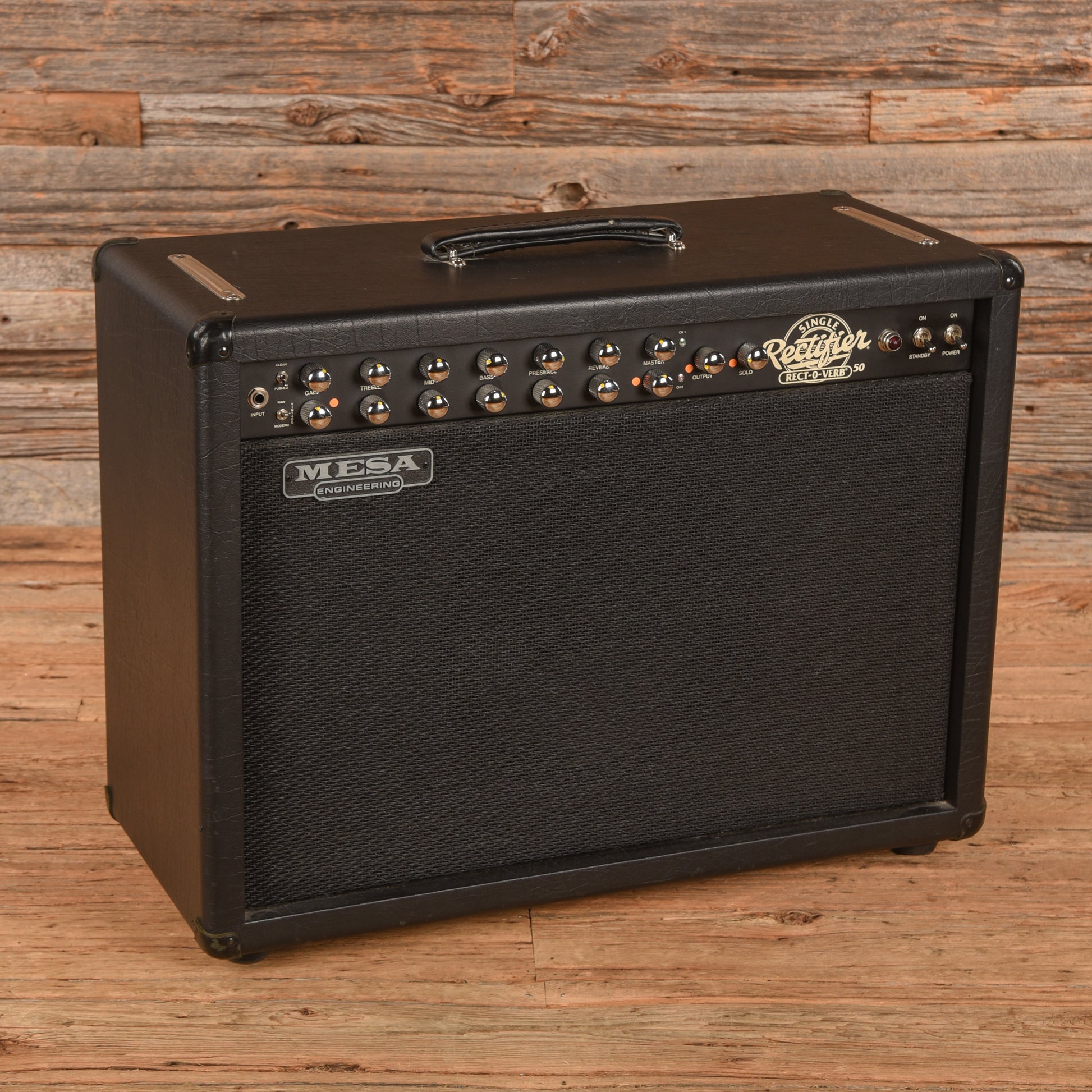 Mesa Boogie Single Rectifier Rect-o-Verb 2-Channel 50-Watt 1x12" Guitar Combo Amp Amplifiers