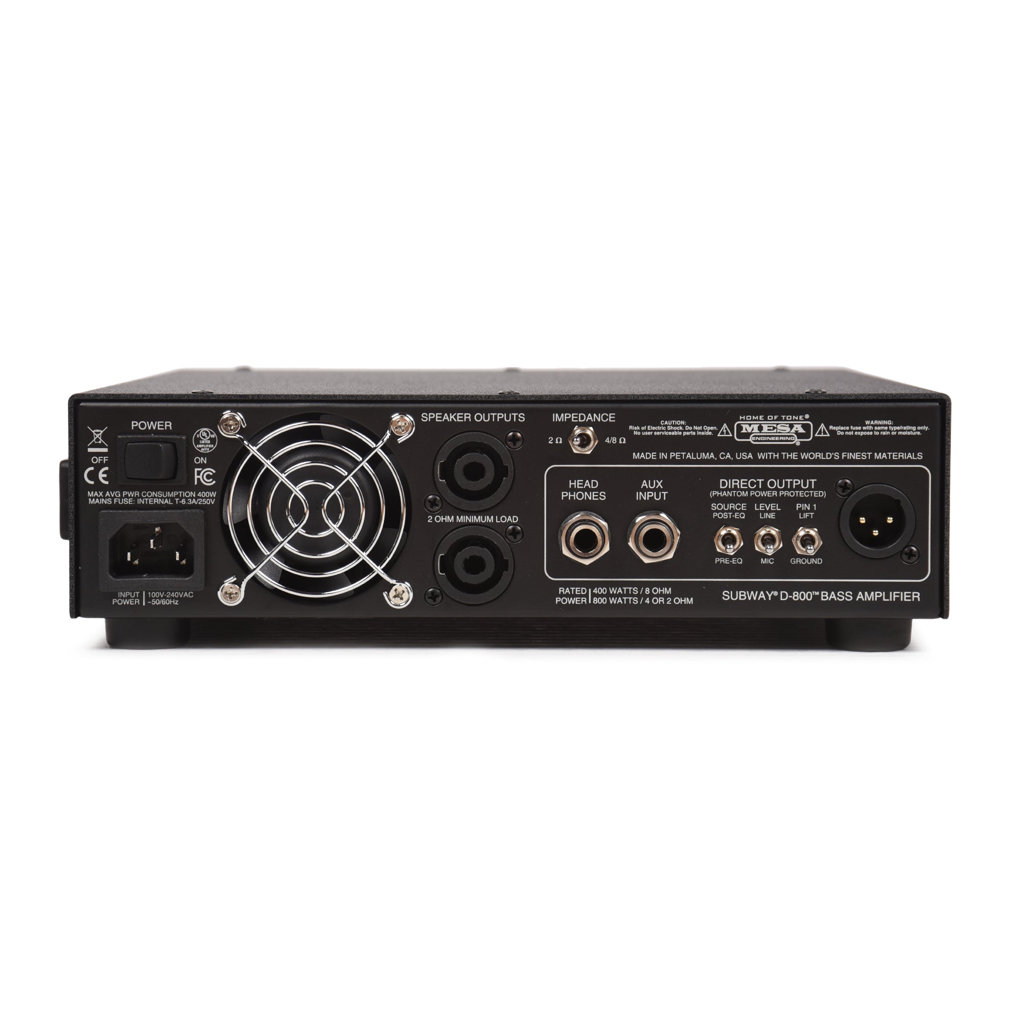Mesa/Boogie Subway D-800 800W Compact Bass Head Amps / Bass Amps / Bass Heads
