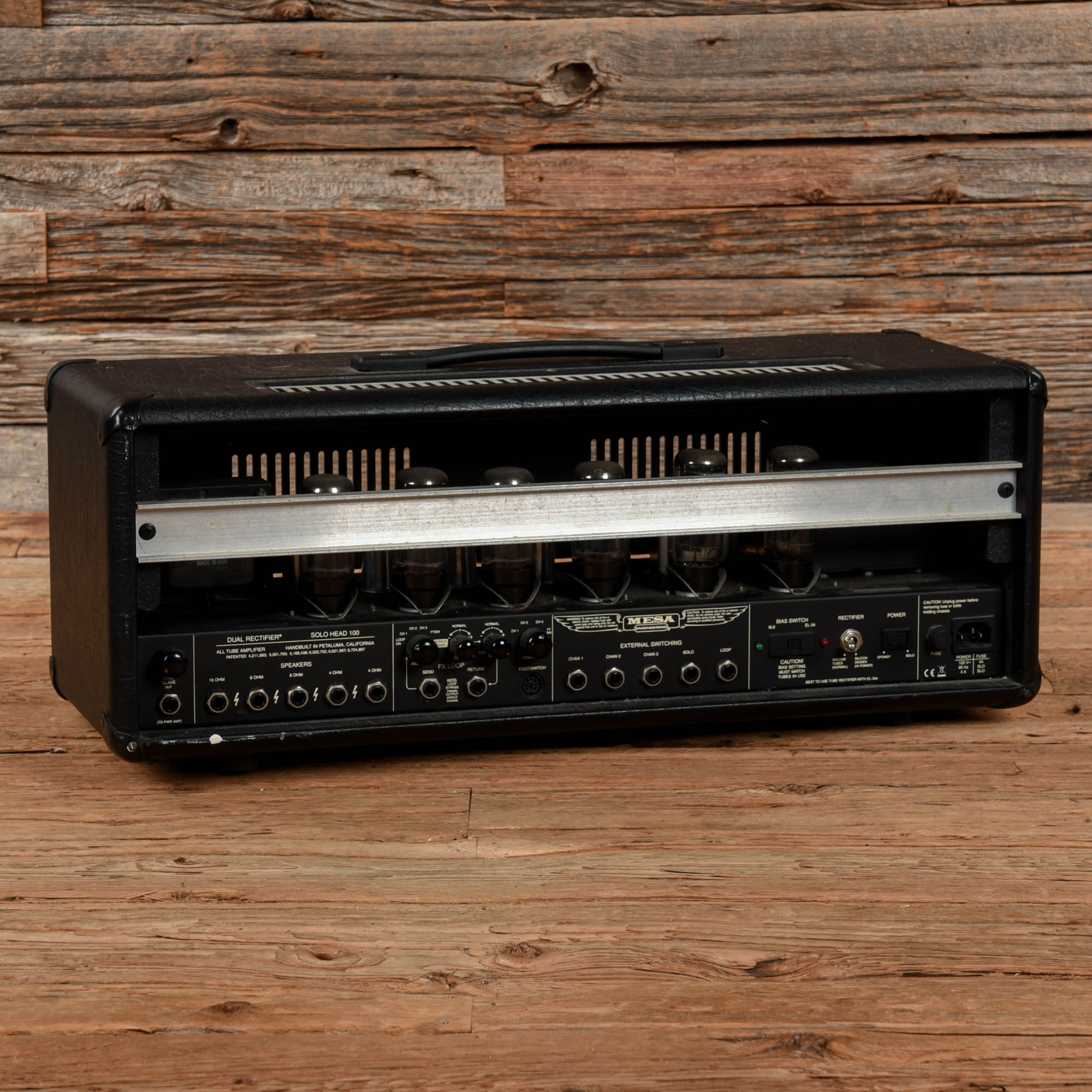 Mesa Boogie Dual Rectifier Solo 3-Channel 100-Watt Guitar Amp Head Amps / Guitar Amps / Guitar Cabinets