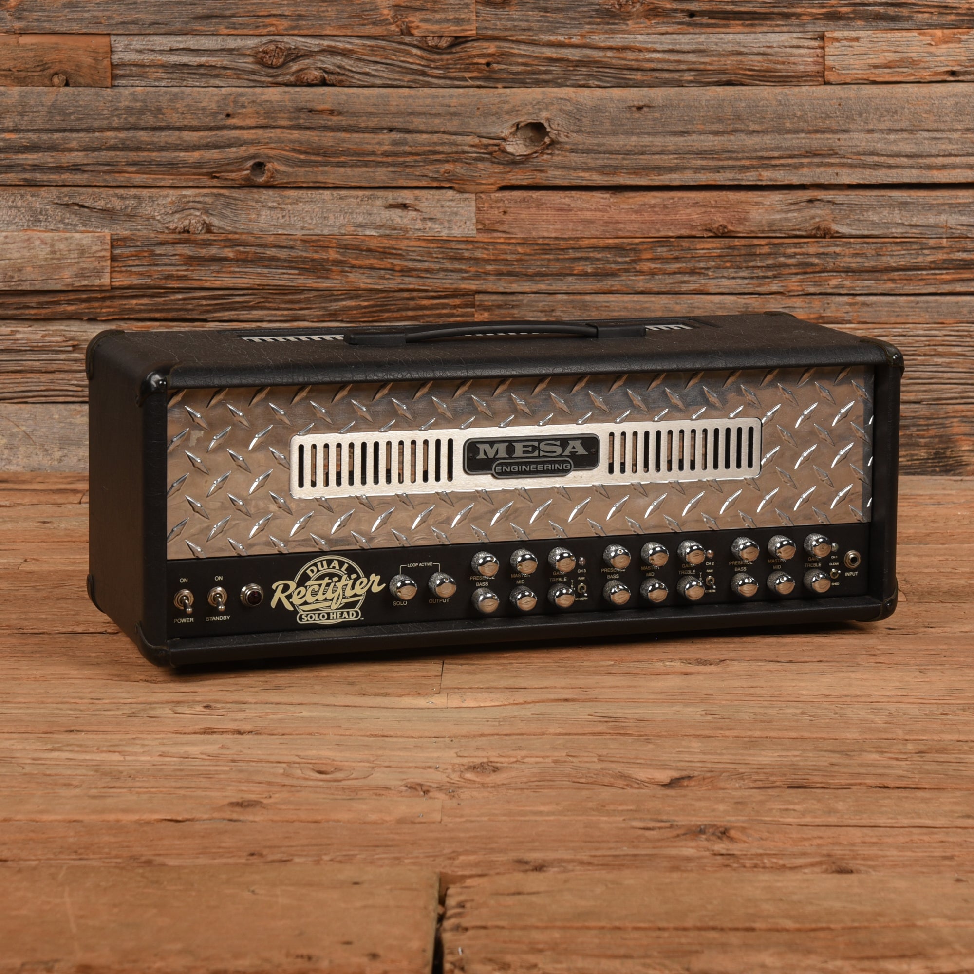 Mesa Boogie Dual Rectifier Solo Head 3-Channel 100-Watt Guitar Amp Head Amps / Guitar Amps / Guitar Cabinets