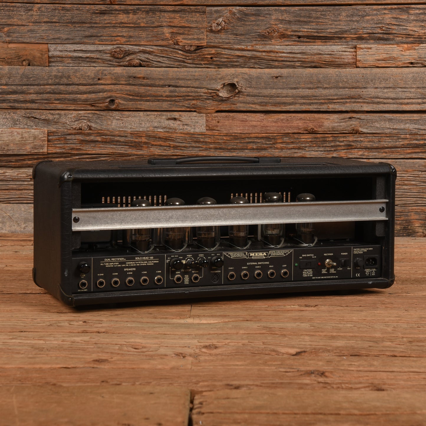 Mesa Boogie Dual Rectifier Solo Head 3-Channel 100-Watt Guitar Amp Head Amps / Guitar Amps / Guitar Cabinets