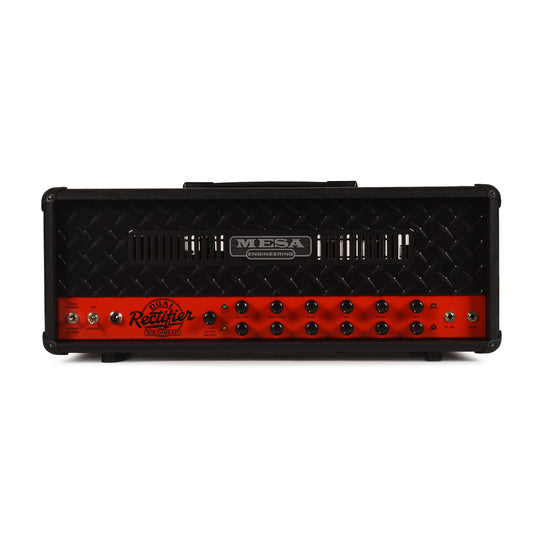 Mesa/Boogie 2-Channel 90s Dual Rectifier 100w Tube Amp Head Limited Black Snake Vinyl w/ Ferrari Rosso Red Chassis Amps / Guitar Amps / Guitar Heads