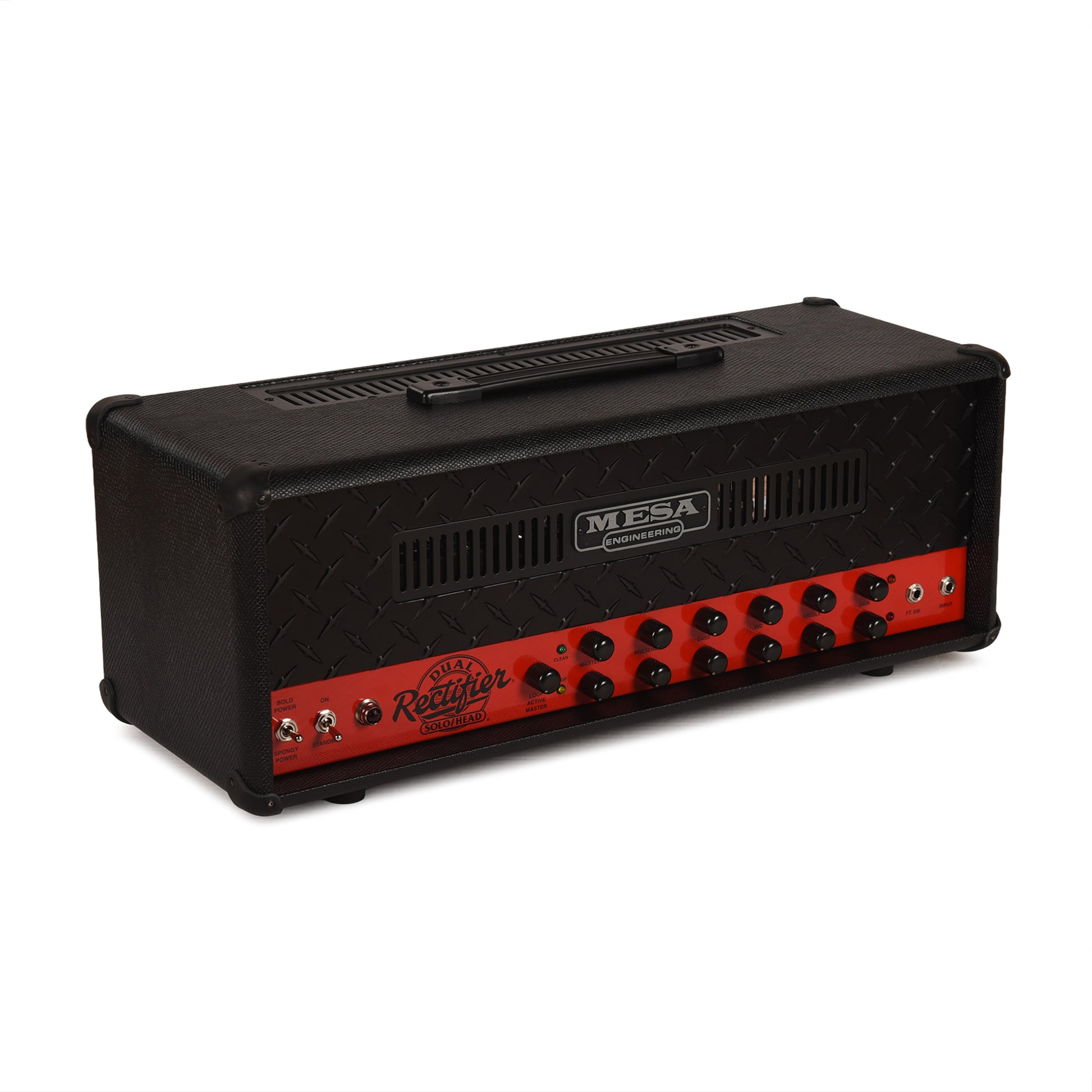 Mesa/Boogie 2-Channel 90s Dual Rectifier 100w Tube Amp Head Limited Black Snake Vinyl w/ Ferrari Rosso Red Chassis Amps / Guitar Amps / Guitar Heads
