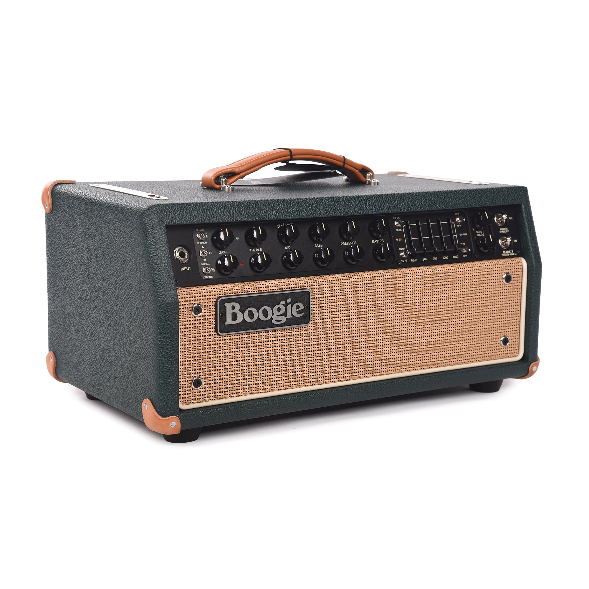 Mesa/Boogie Mark Five: 35 35W Head Emerald Green w/ Tan Jute Grill Amps / Guitar Amps / Guitar Heads