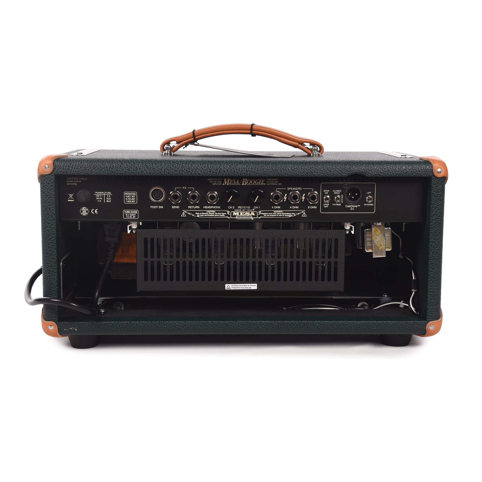 Mesa/Boogie Mark Five: 35 35W Head Emerald Green w/ Tan Jute Grill Amps / Guitar Amps / Guitar Heads