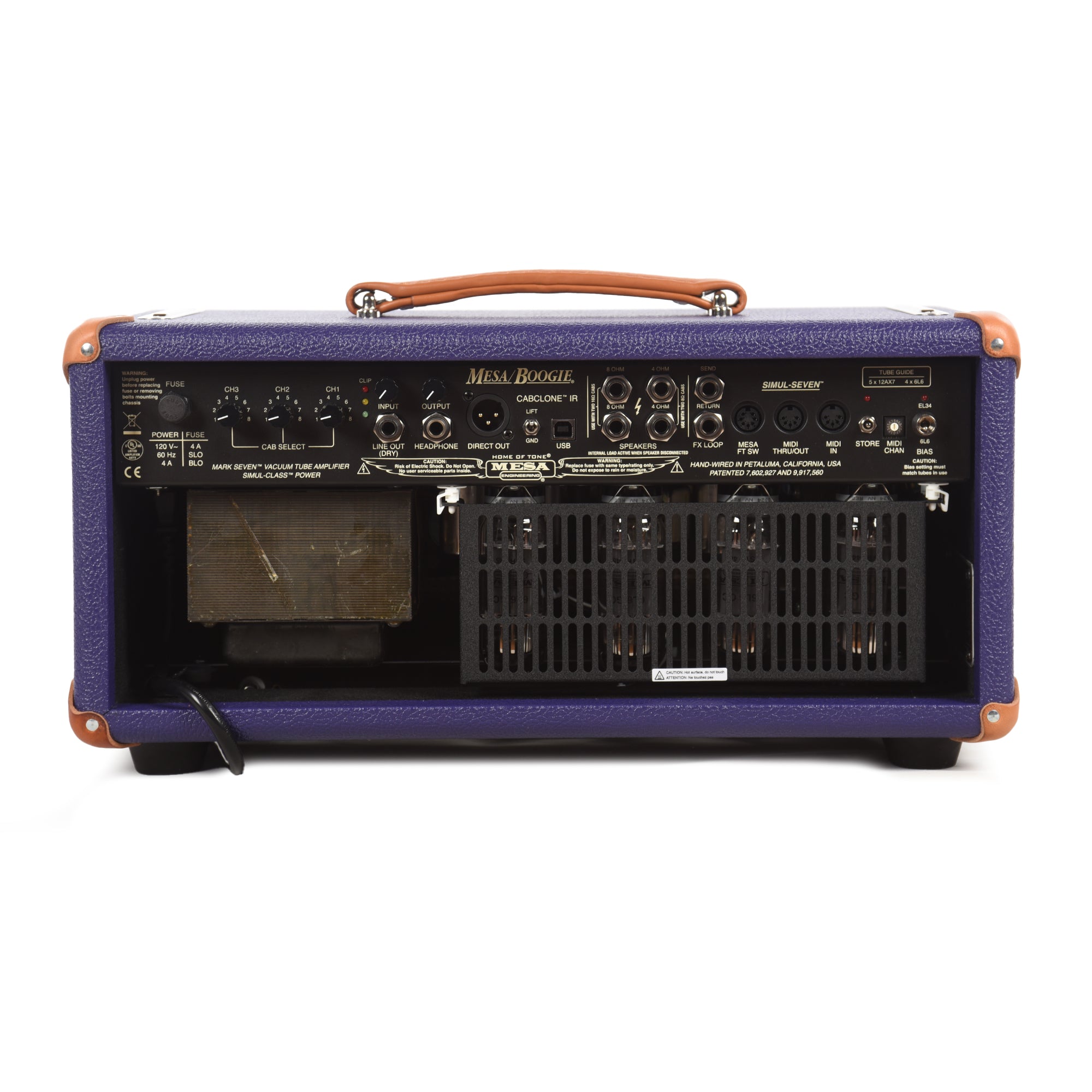 Mesa/Boogie Mark VII 90W Head Purple Bronco w/ Cream & Tan Grille Amps / Guitar Amps / Guitar Heads