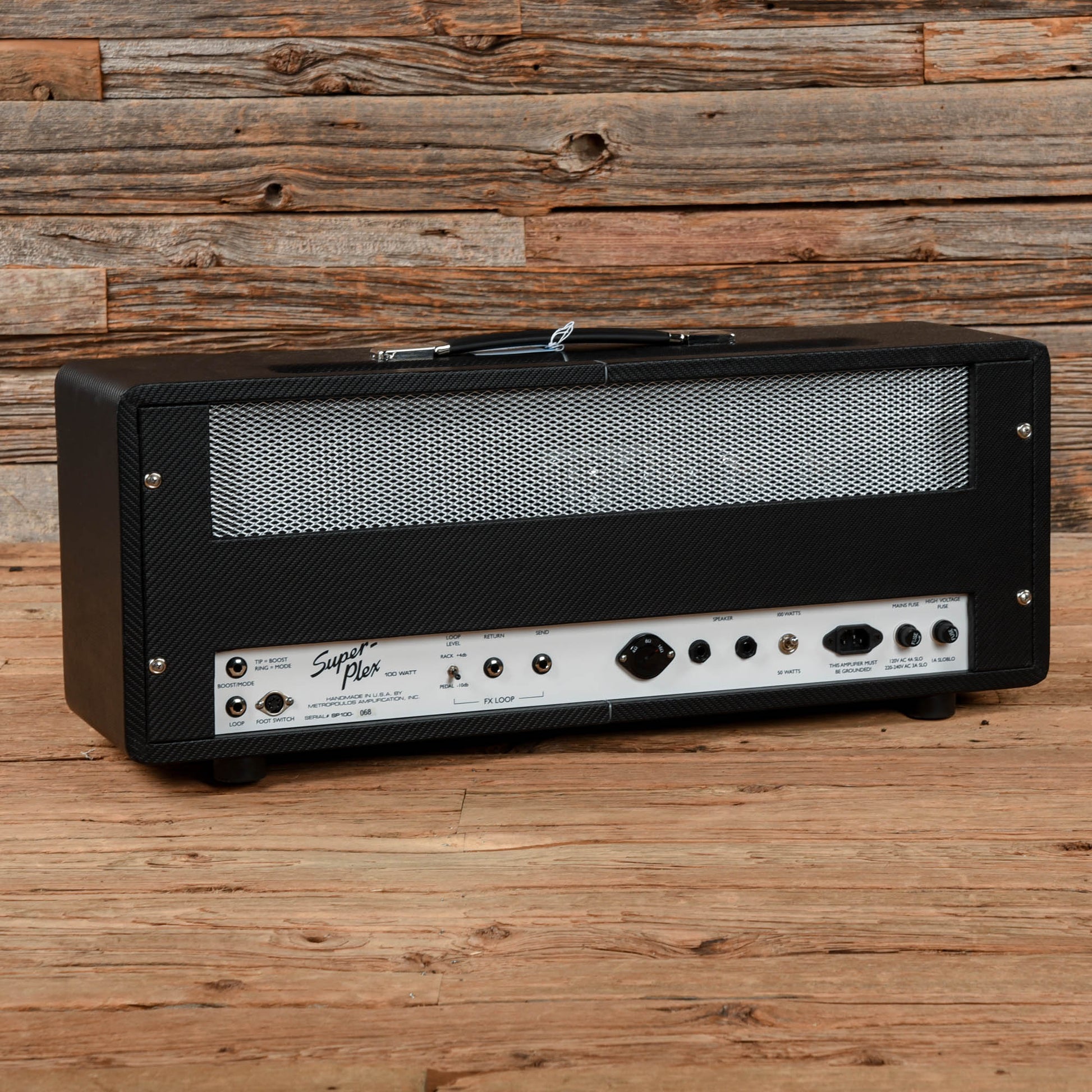 Metropoulos SuperPlex 100-Watt Guitar Amp Head Amps / Guitar Amps / Guitar Cabinets