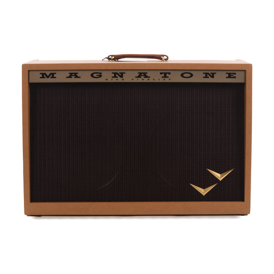 Magnatone Twilighter Stereo 22/22W 2x12 Combo Amp Camel w/ Oxblood Grill