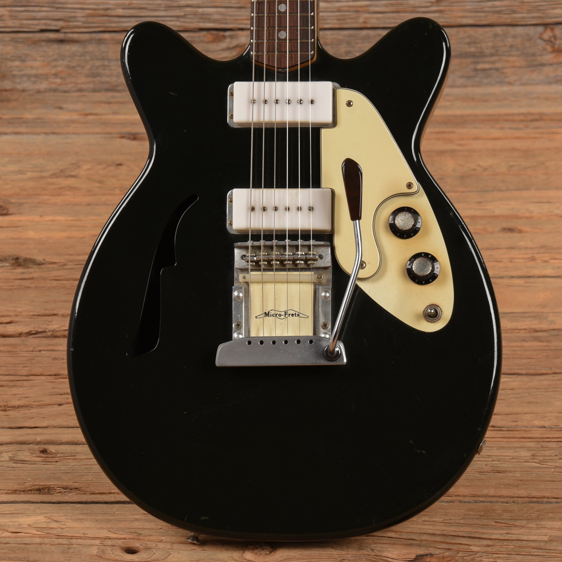Microfrets Calibra I Black 1970s Electric Guitars / Solid Body