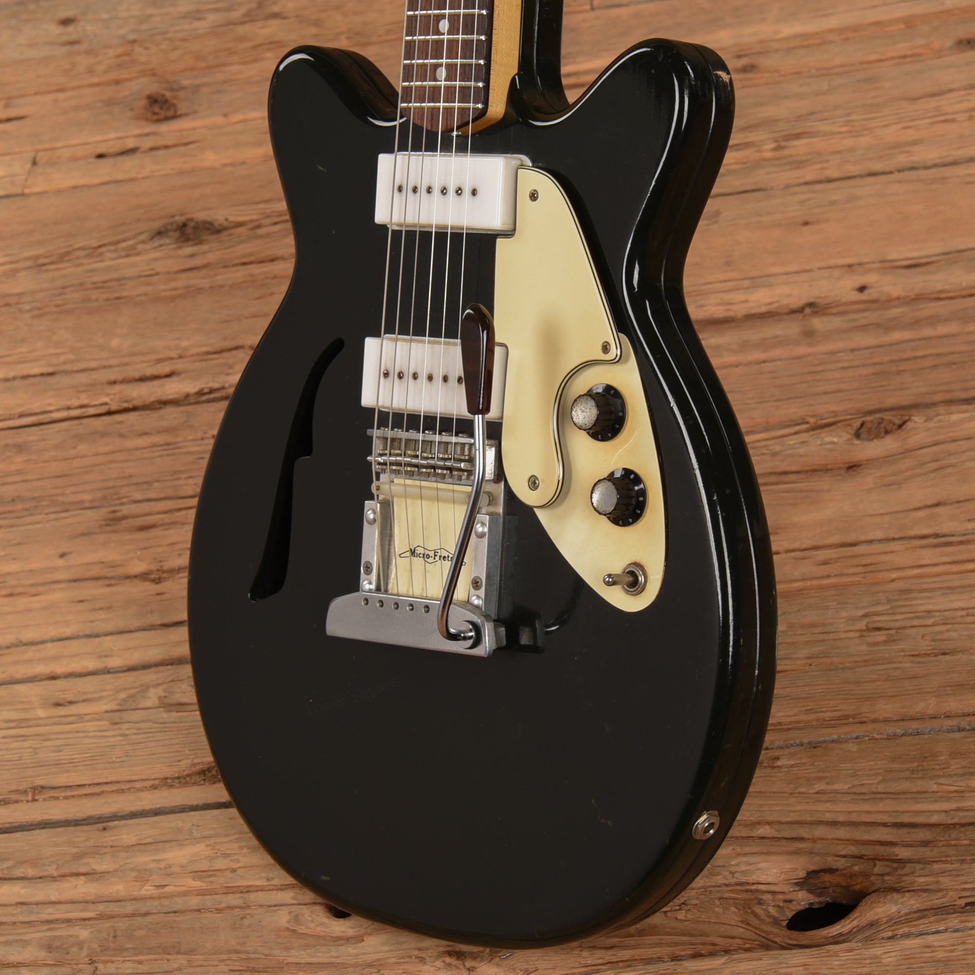 Microfrets Calibra I Black 1970s Electric Guitars / Solid Body