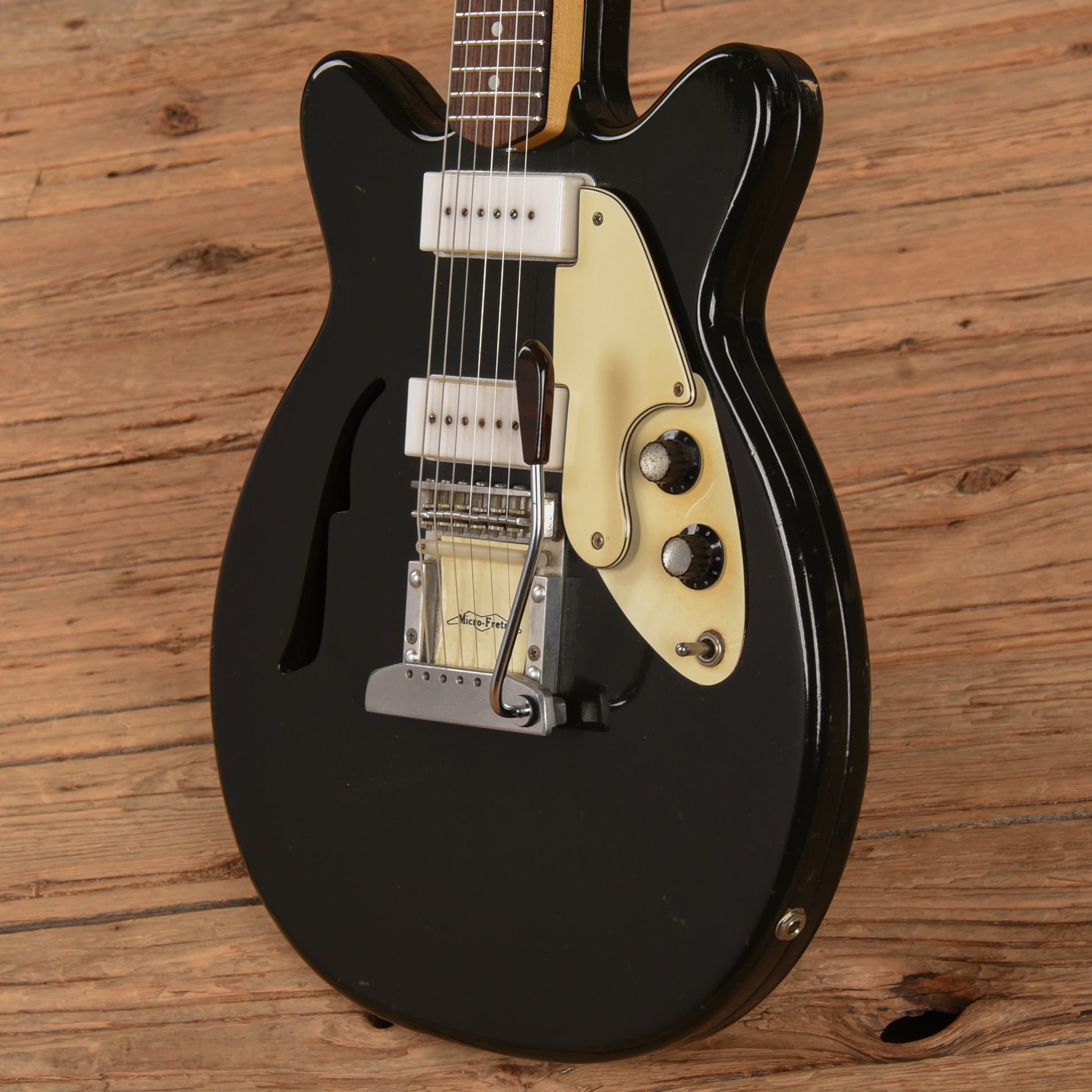 Microfrets Calibra I Black 1970s Electric Guitars / Solid Body