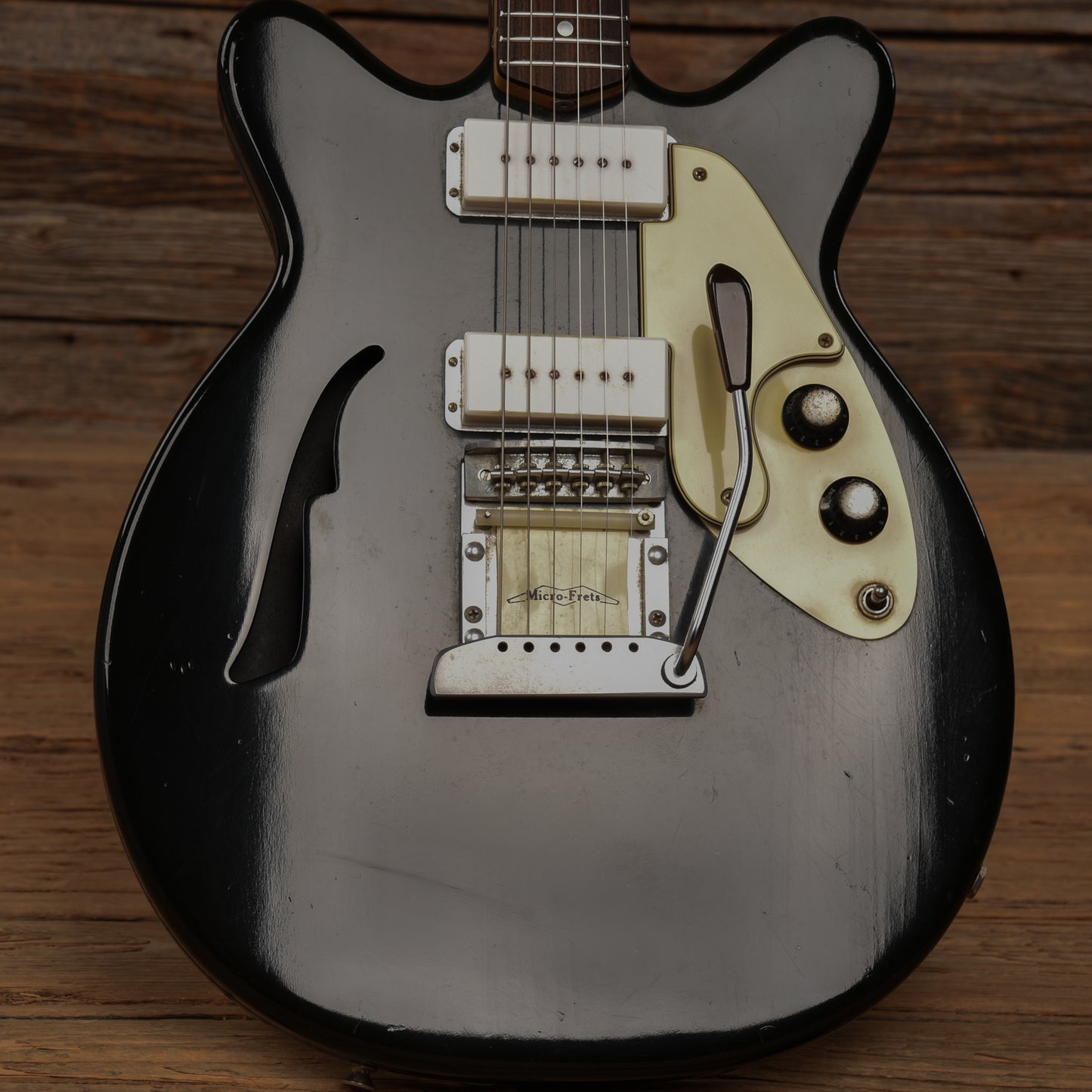 Microfrets Calibra I Black 1970s Electric Guitars / Solid Body