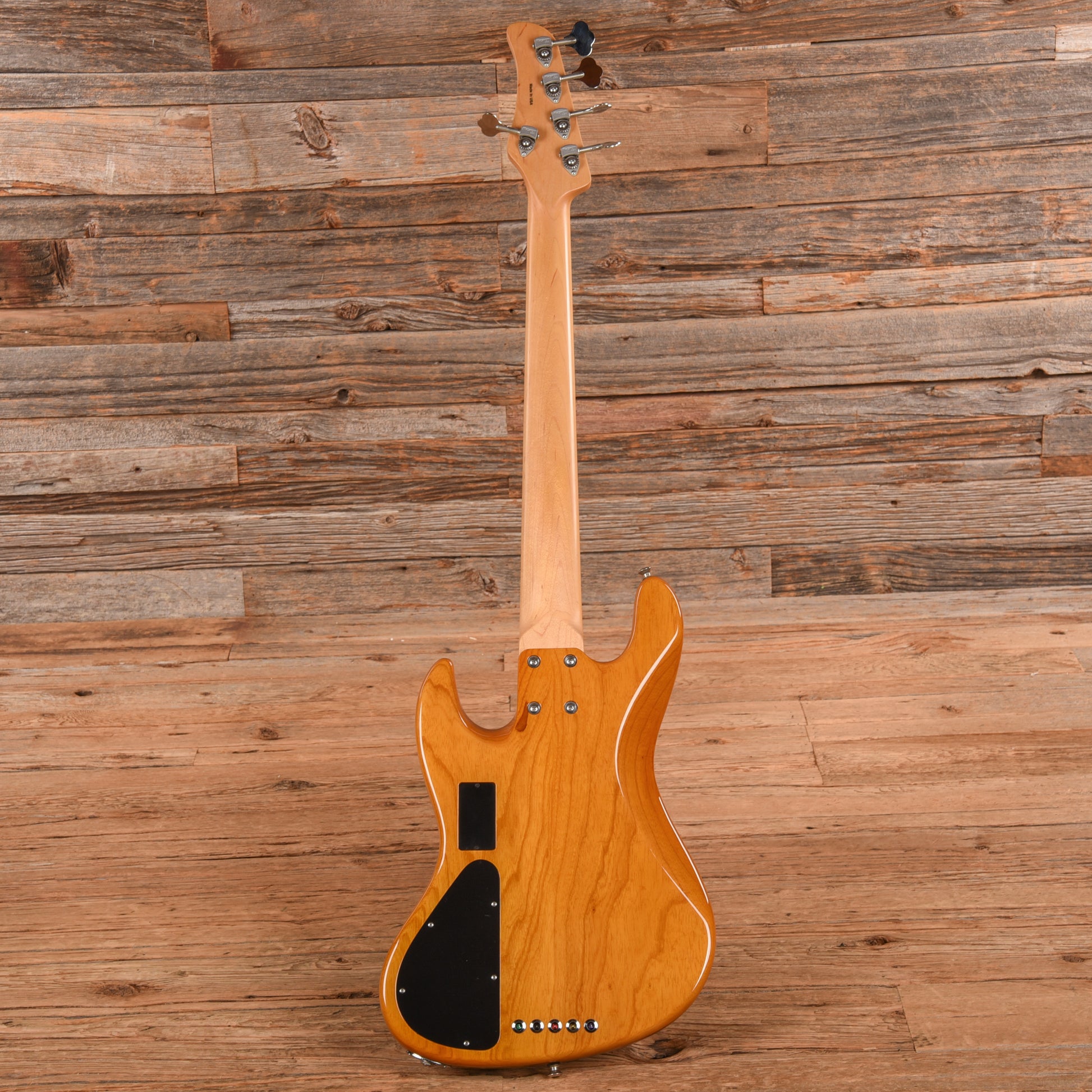 Mike Lull M5V Flame Maple Transparent Green 2017 Bass Guitars / 5-String or More