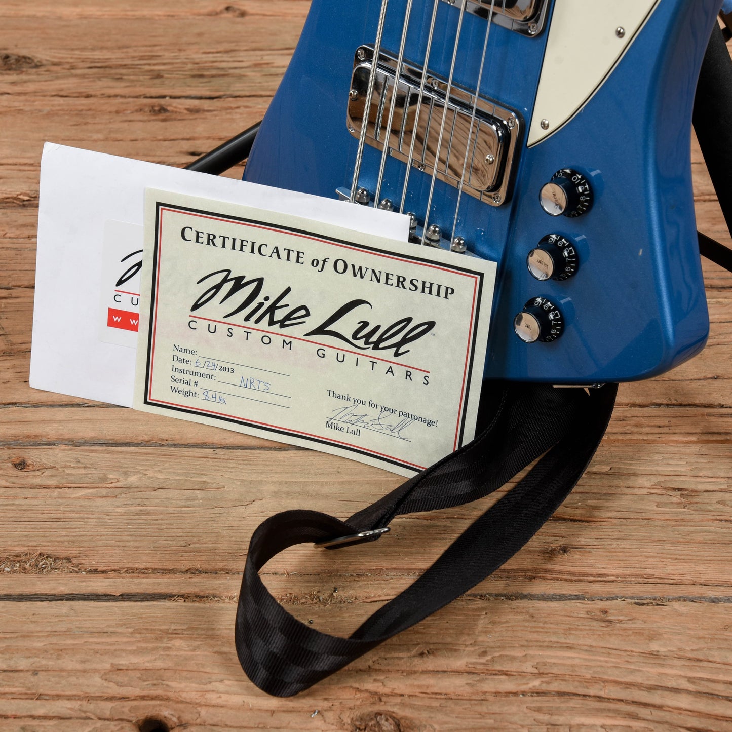 Mike Lull NRT5 Pelham Blue 2013 Bass Guitars / 5-String or More