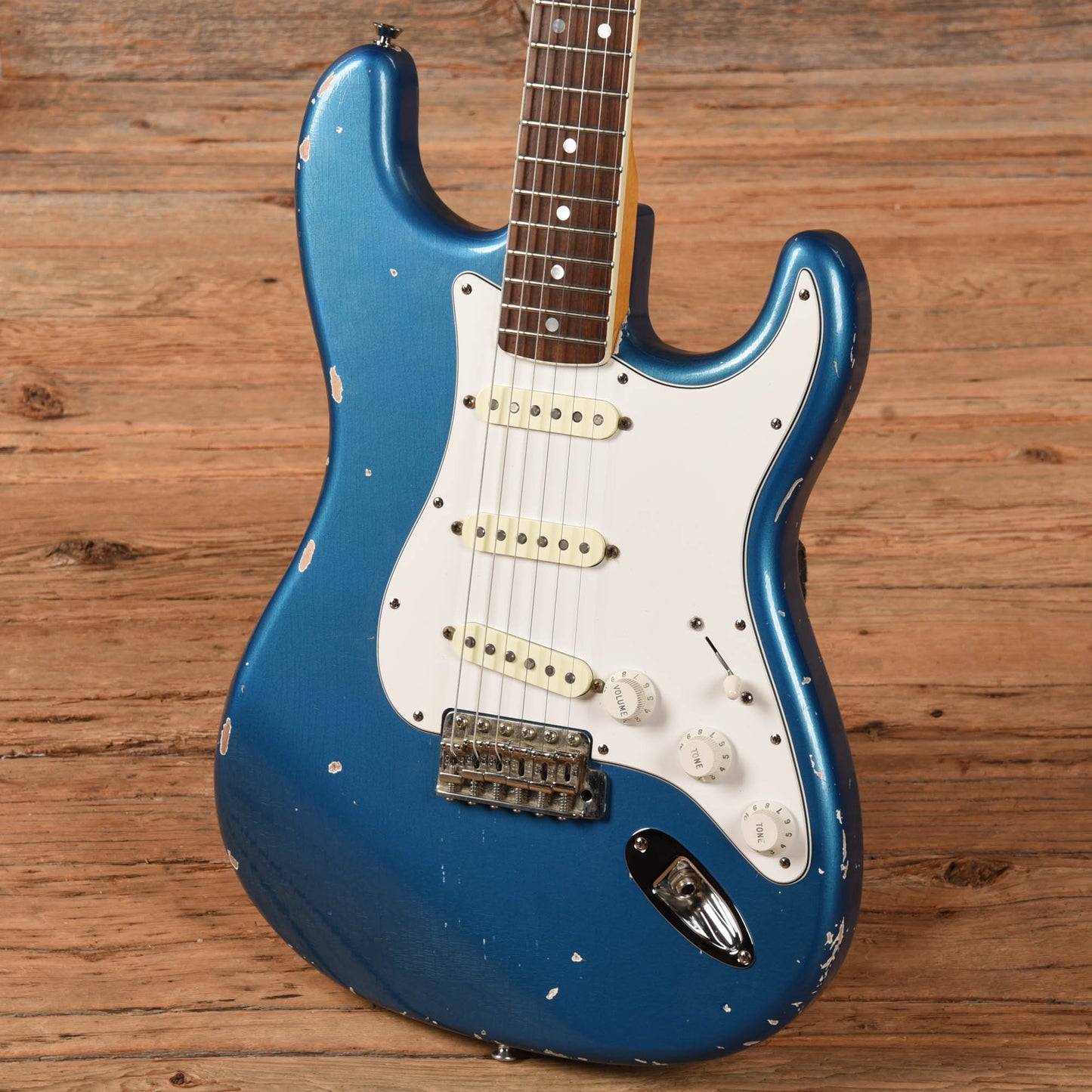 MJT S-Style w/Fender Eric Johnson Neck Lake Placid Blue Electric Guitars / Solid Body