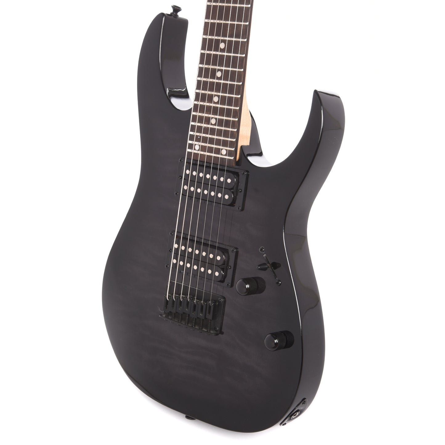 Ibanez GRG7221QA RG Gio Transparent Black Sunburst 7-String